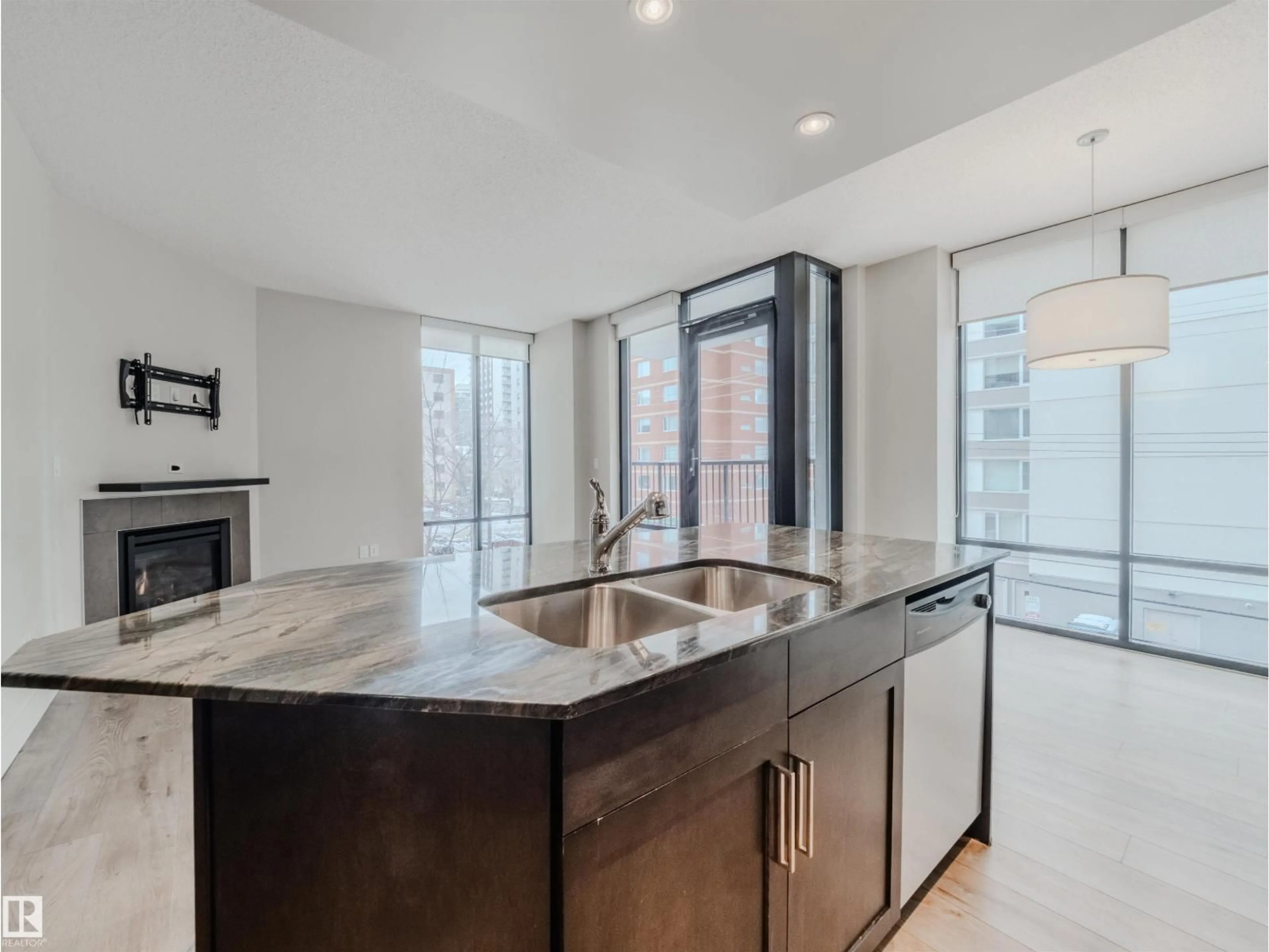 Open concept kitchen, unknown for #304 - 11933 JASPER AV NW, Edmonton Alberta T5K0P1