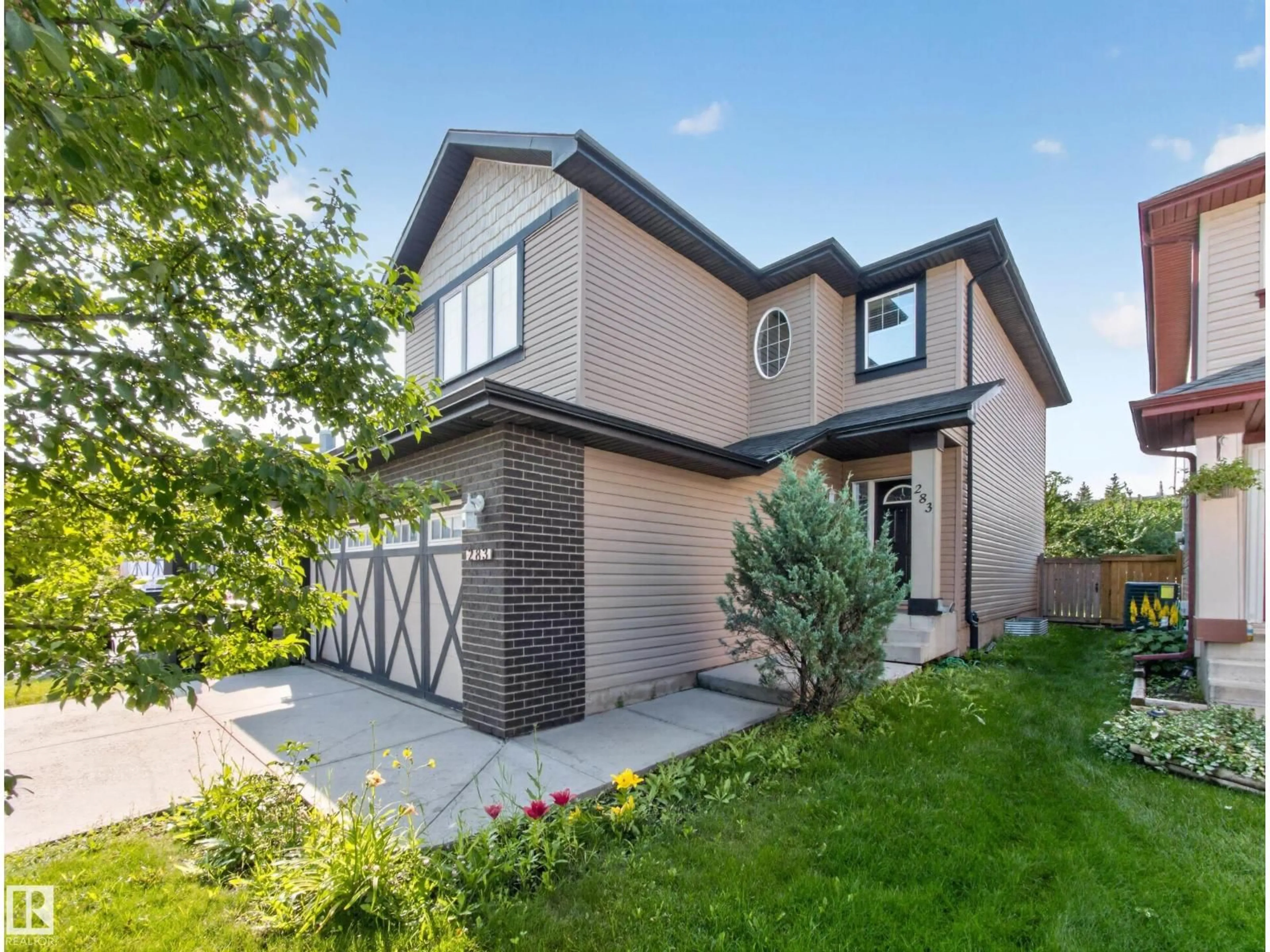 Home with brick exterior material, street for 283 ASCOTT CR, Sherwood Park Alberta T8H0A8