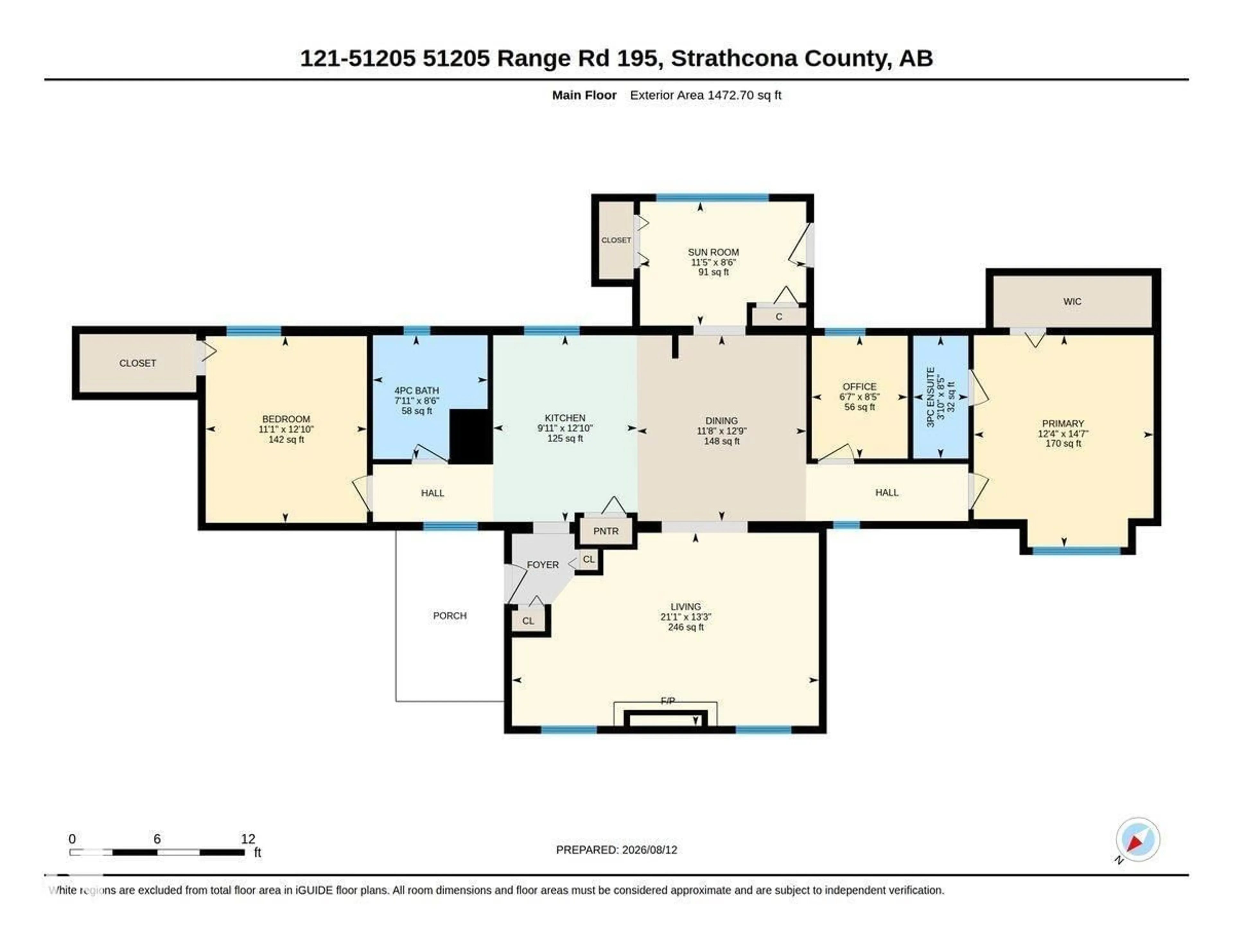 Floor plan for 51205 - 121 RANGE ROAD 195, Rural Beaver County Alberta T0B4J1