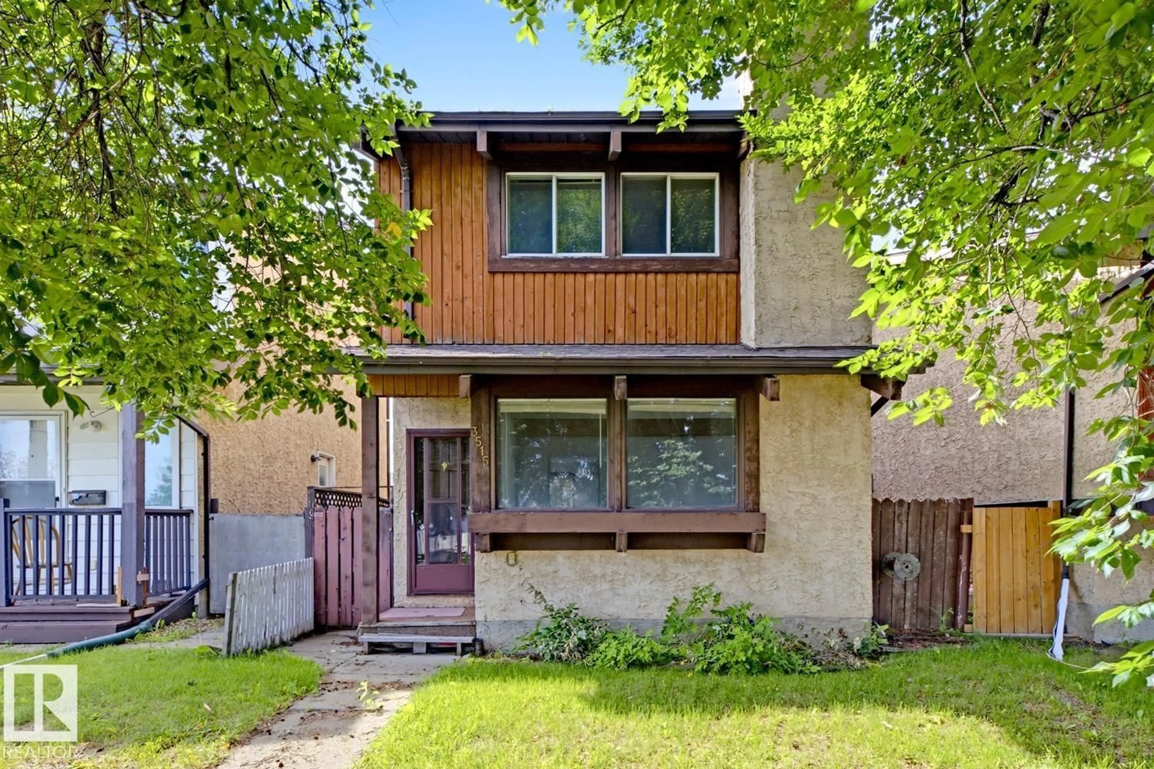 Home with brick exterior material, street for 3515 43 AV, Edmonton Alberta T6L4J5