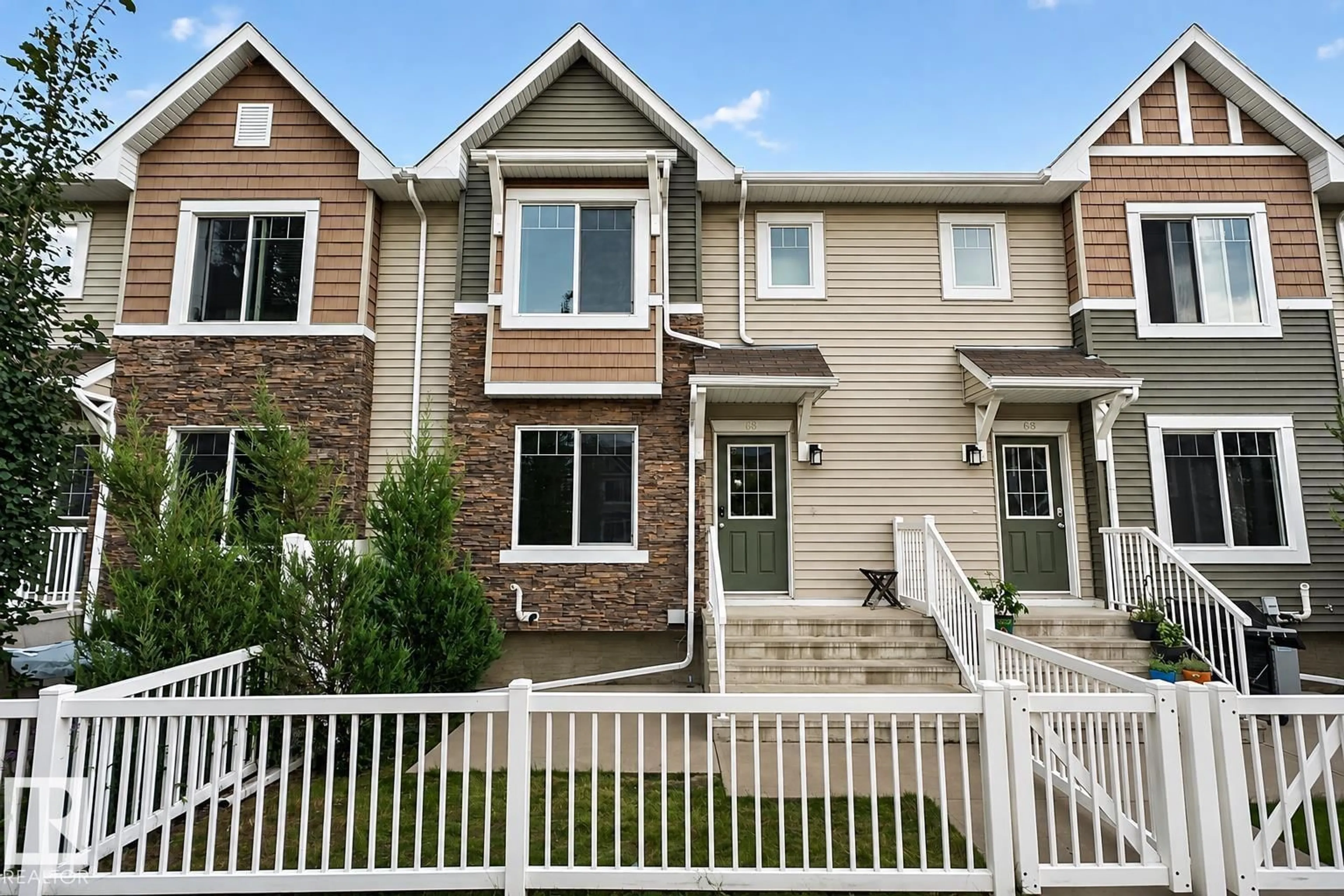 Home with vinyl exterior material, street for #69 - 3625 144 AV, Edmonton Alberta T5Y0T3