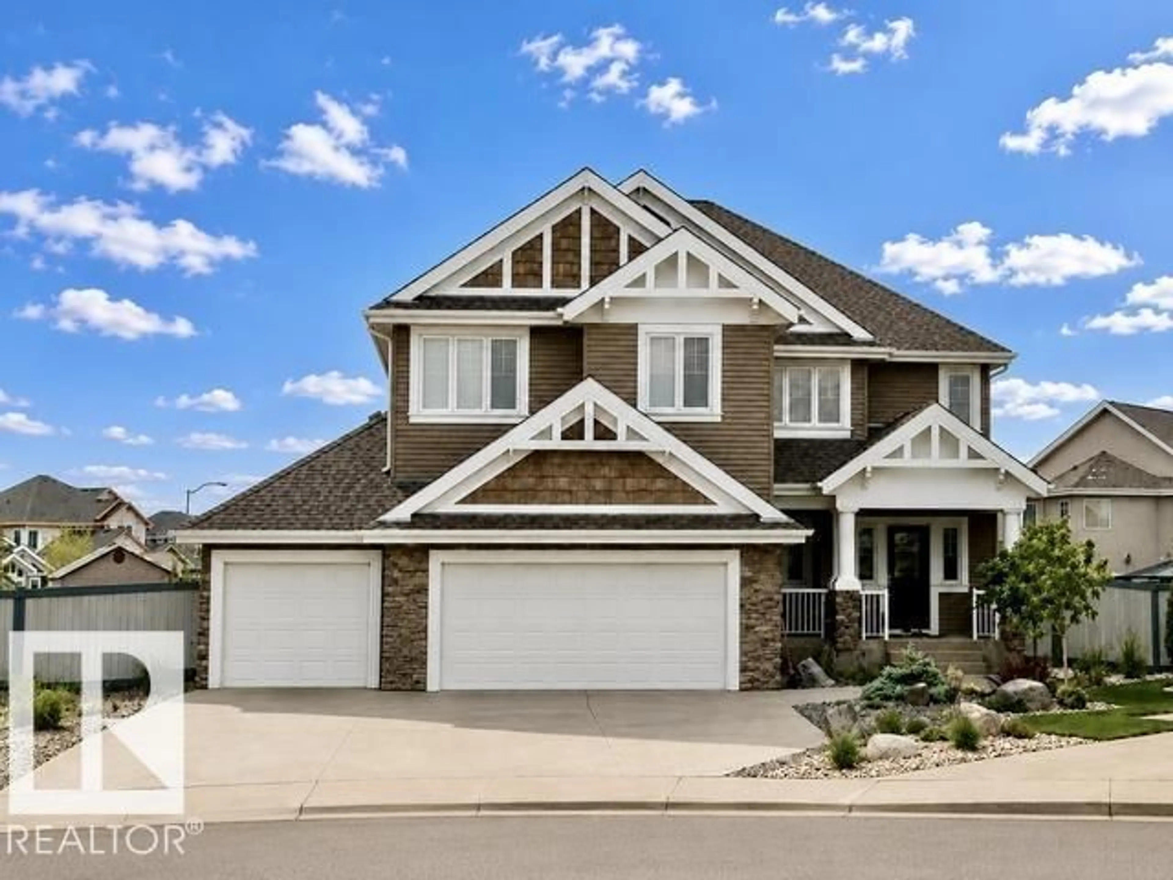 Home with vinyl exterior material, street for SW - 9003 20 AV, Edmonton Alberta T6X0J9