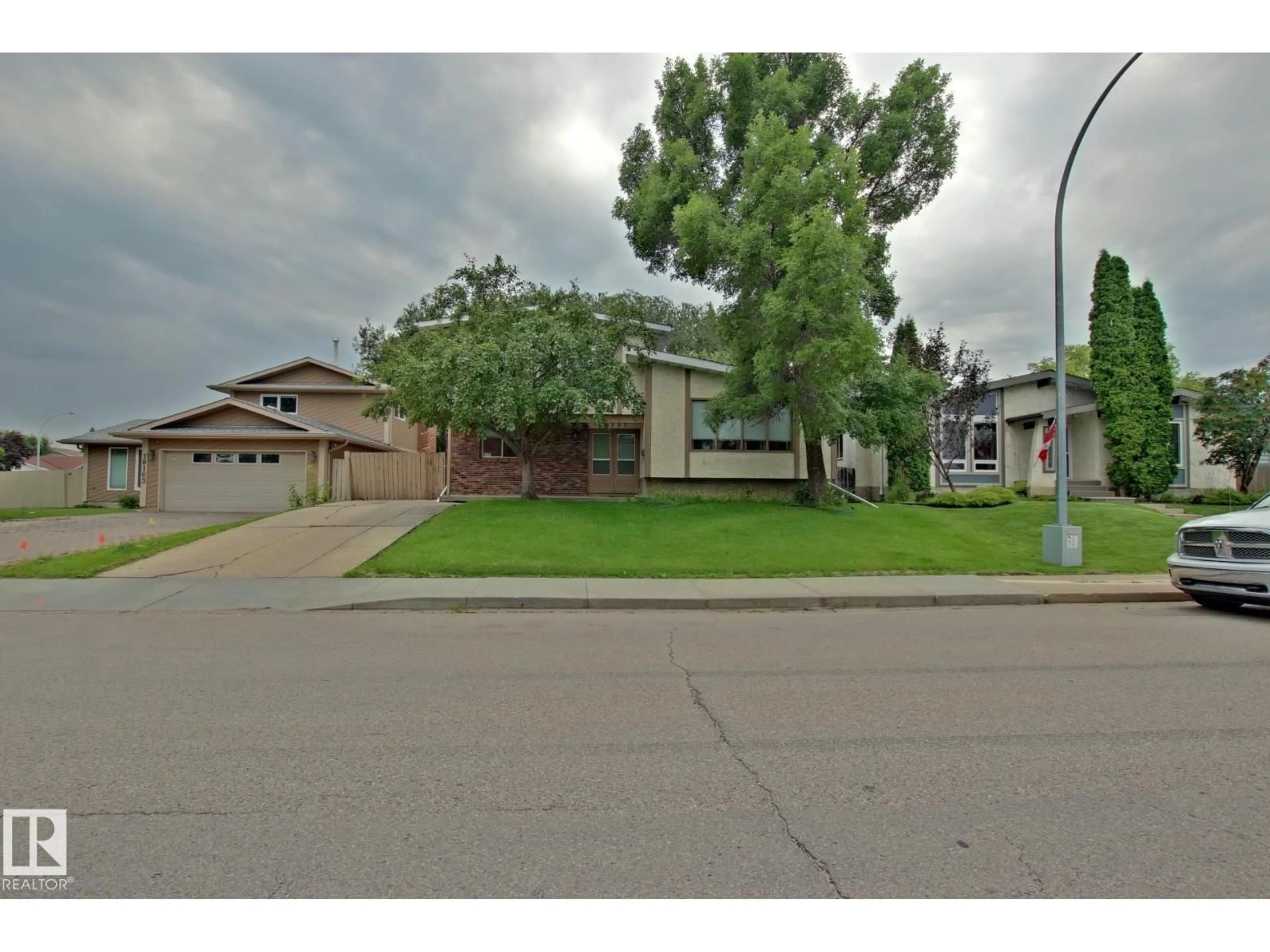 Home with brick exterior material, street for 18107 89 AV, Edmonton Alberta T5T0Z7