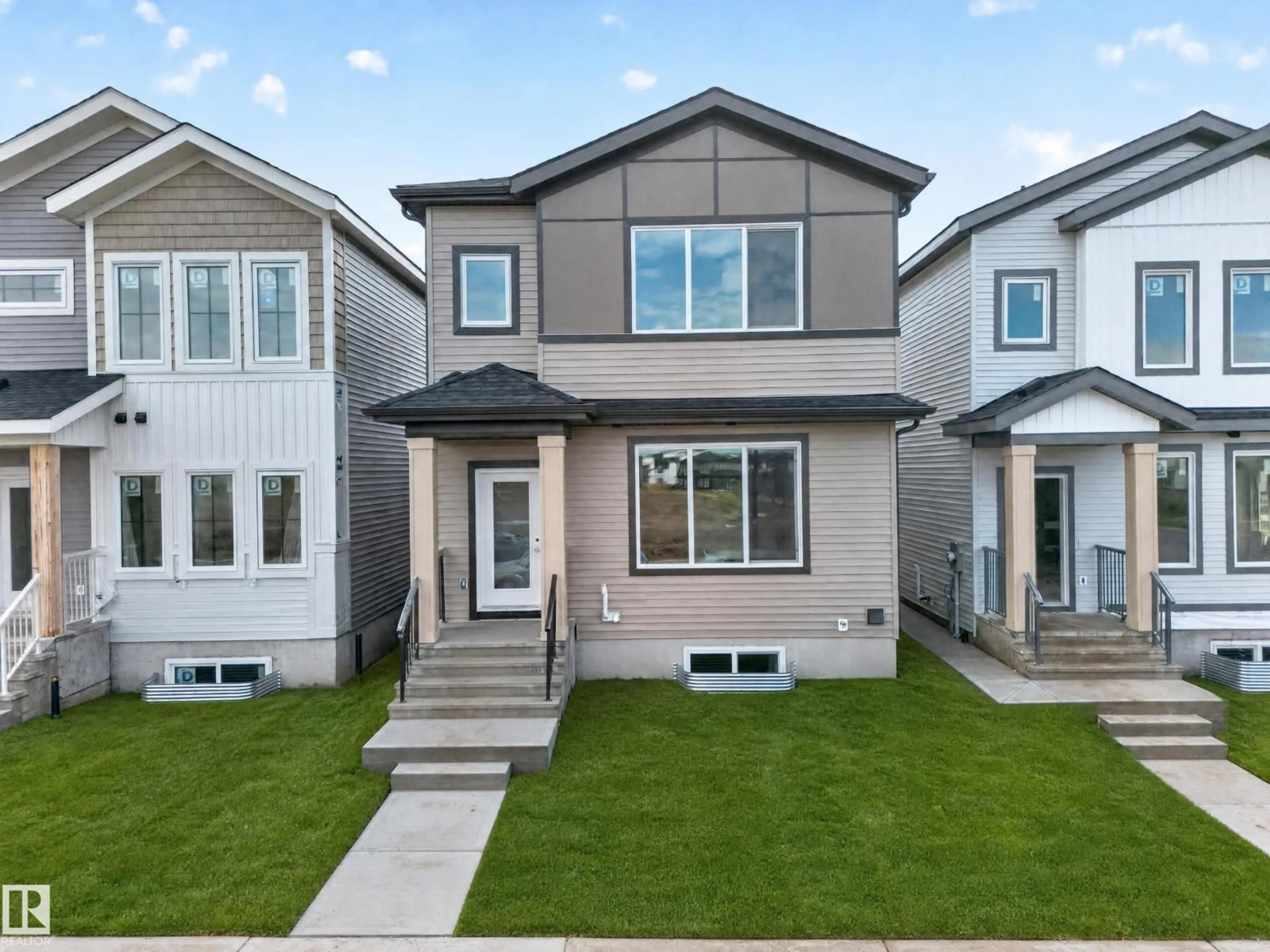 Home with vinyl exterior material, street for 222 BLACK STONE DRIVE, Leduc Alberta T9E1C7