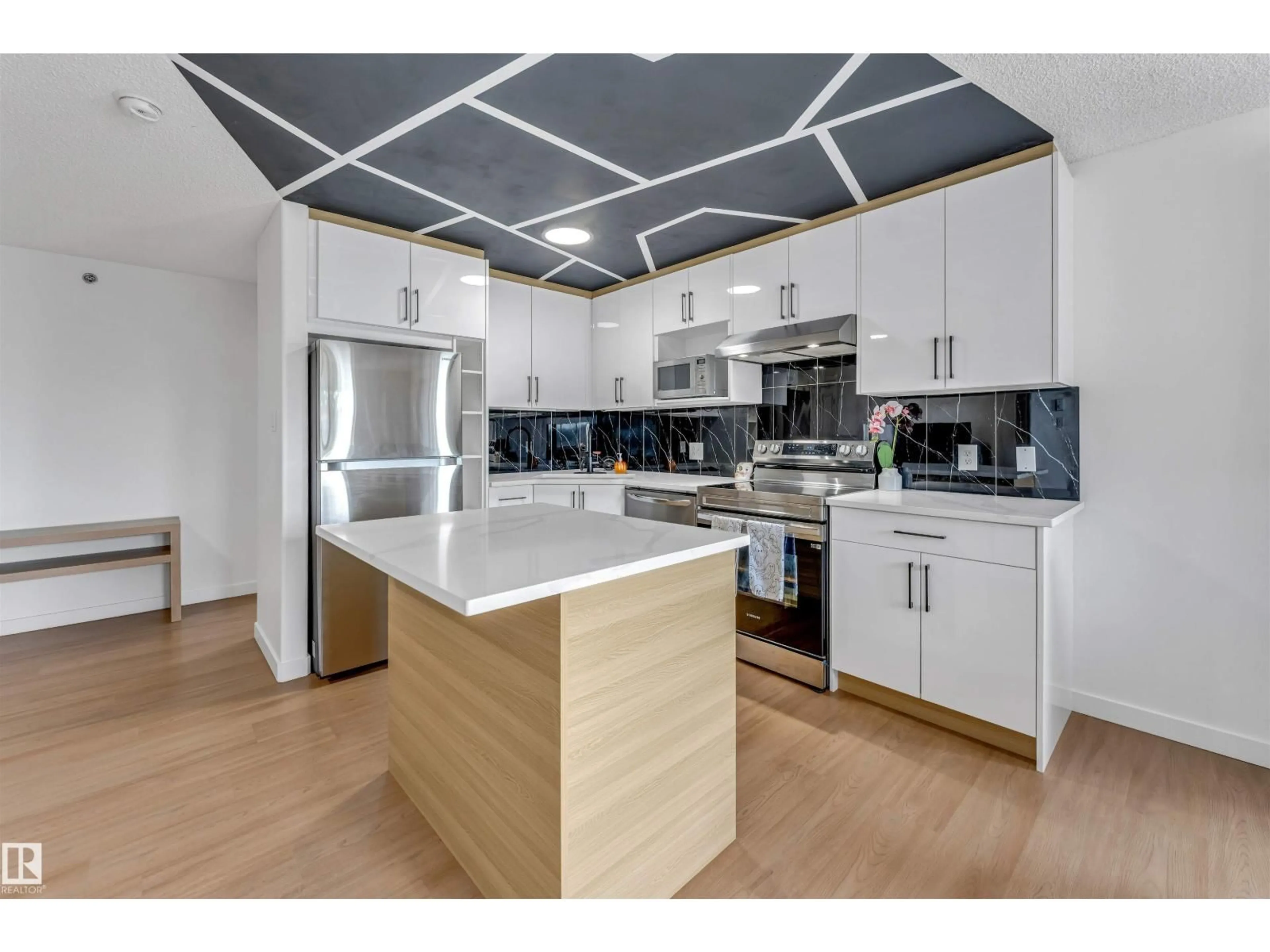 Open concept kitchen, unknown for #416 - 2305 35A AV, Edmonton Alberta T6T1Z2