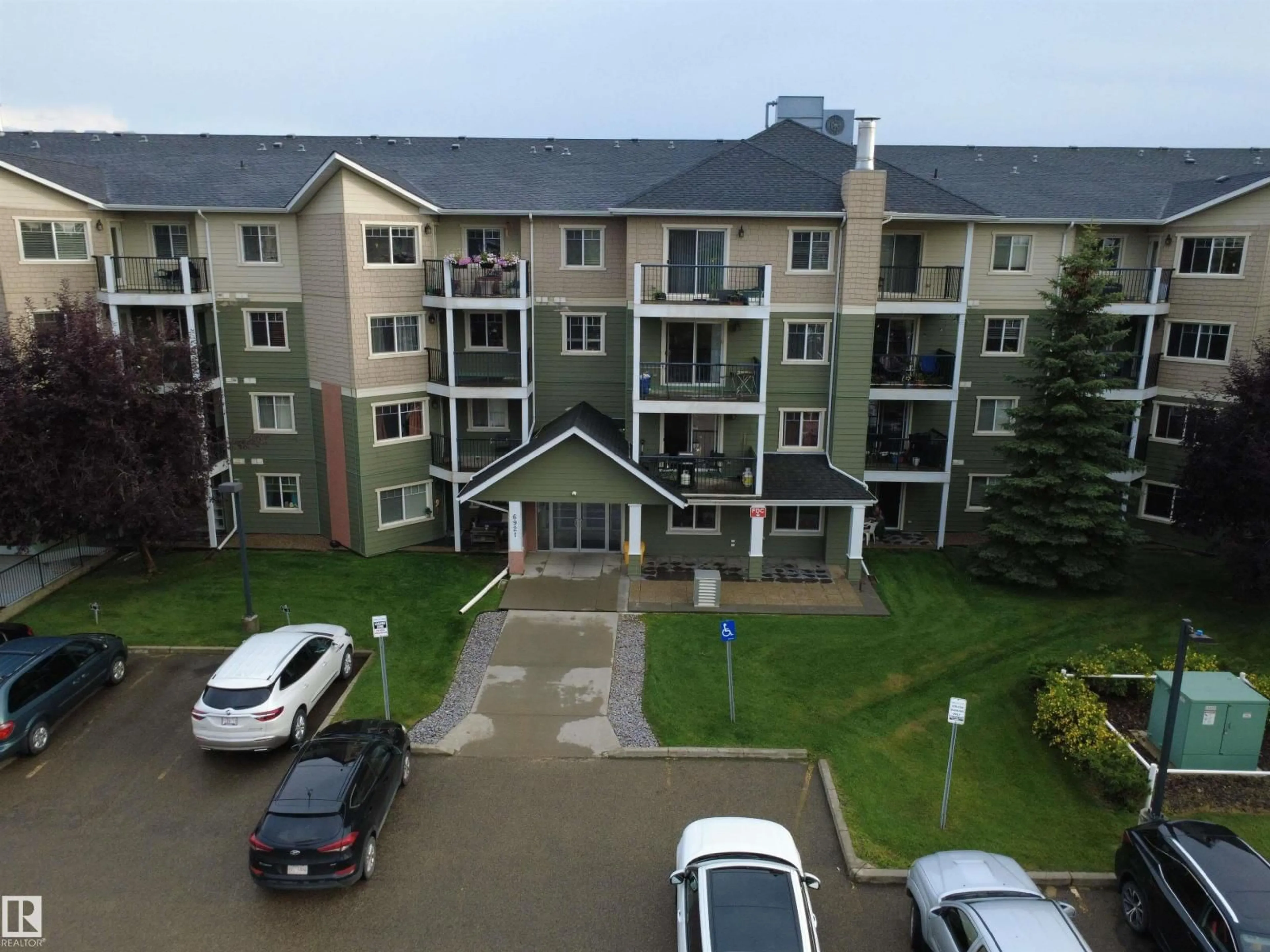 A pic from outside/outdoor area/front of a property/back of a property/a pic from drone, unknown for 208 - 6921 199 ST, Edmonton Alberta T5T3X7