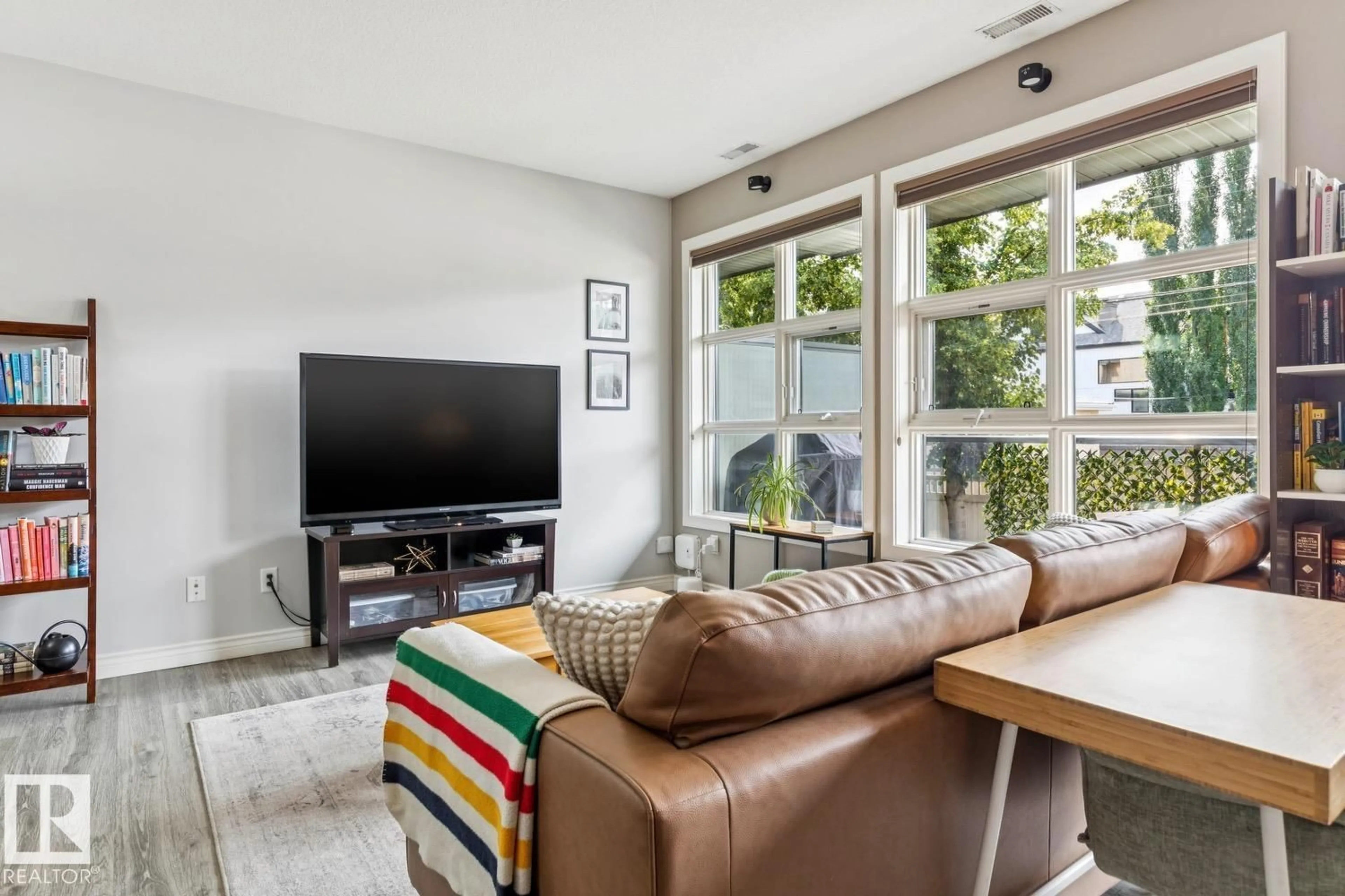 Living room with furniture, unknown for #104 - 9603 98 AV, Edmonton Alberta T6C2E2