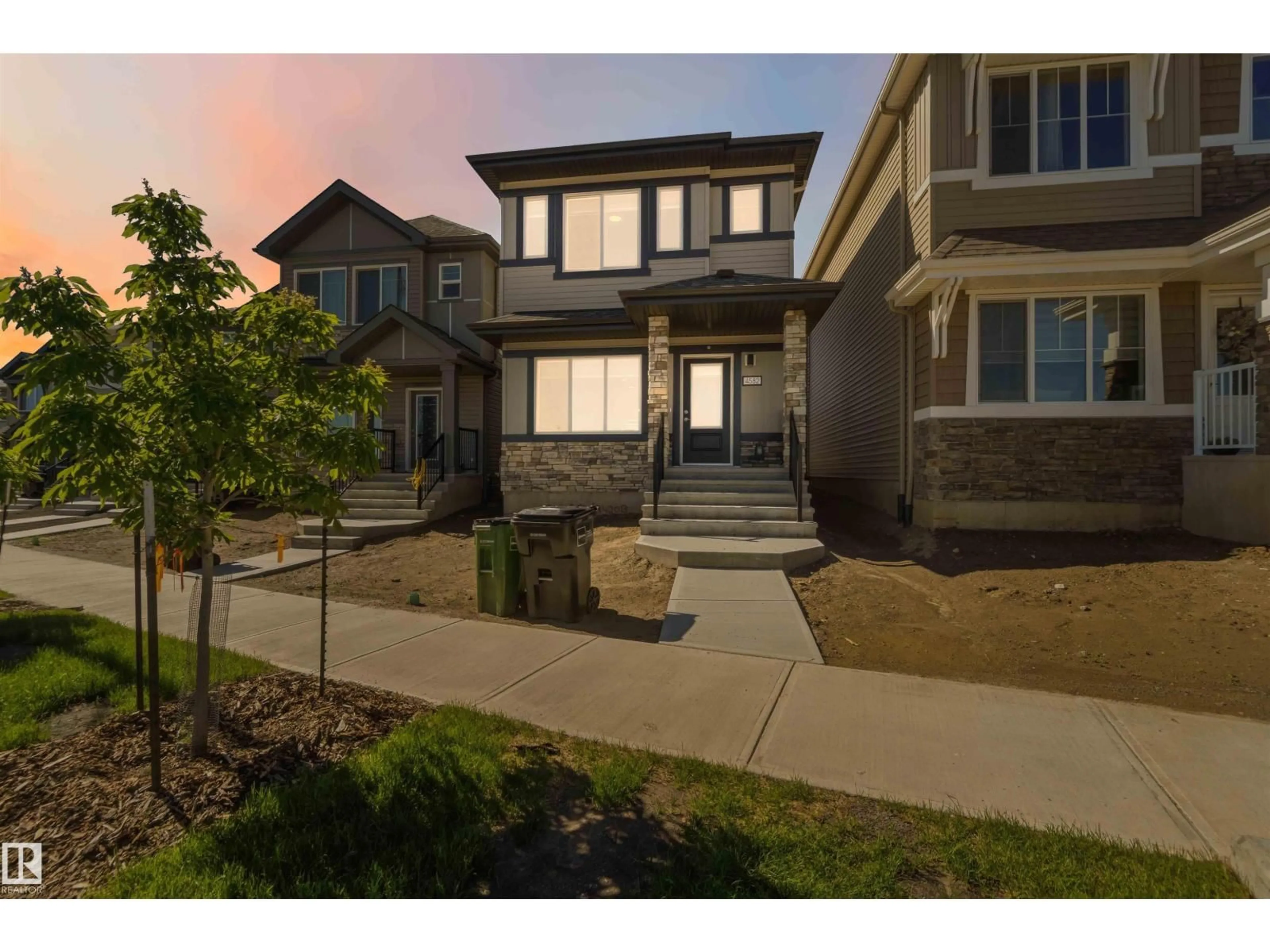 Home with brick exterior material, street for 4582 WARBLER LO, Edmonton Alberta T3N1R5