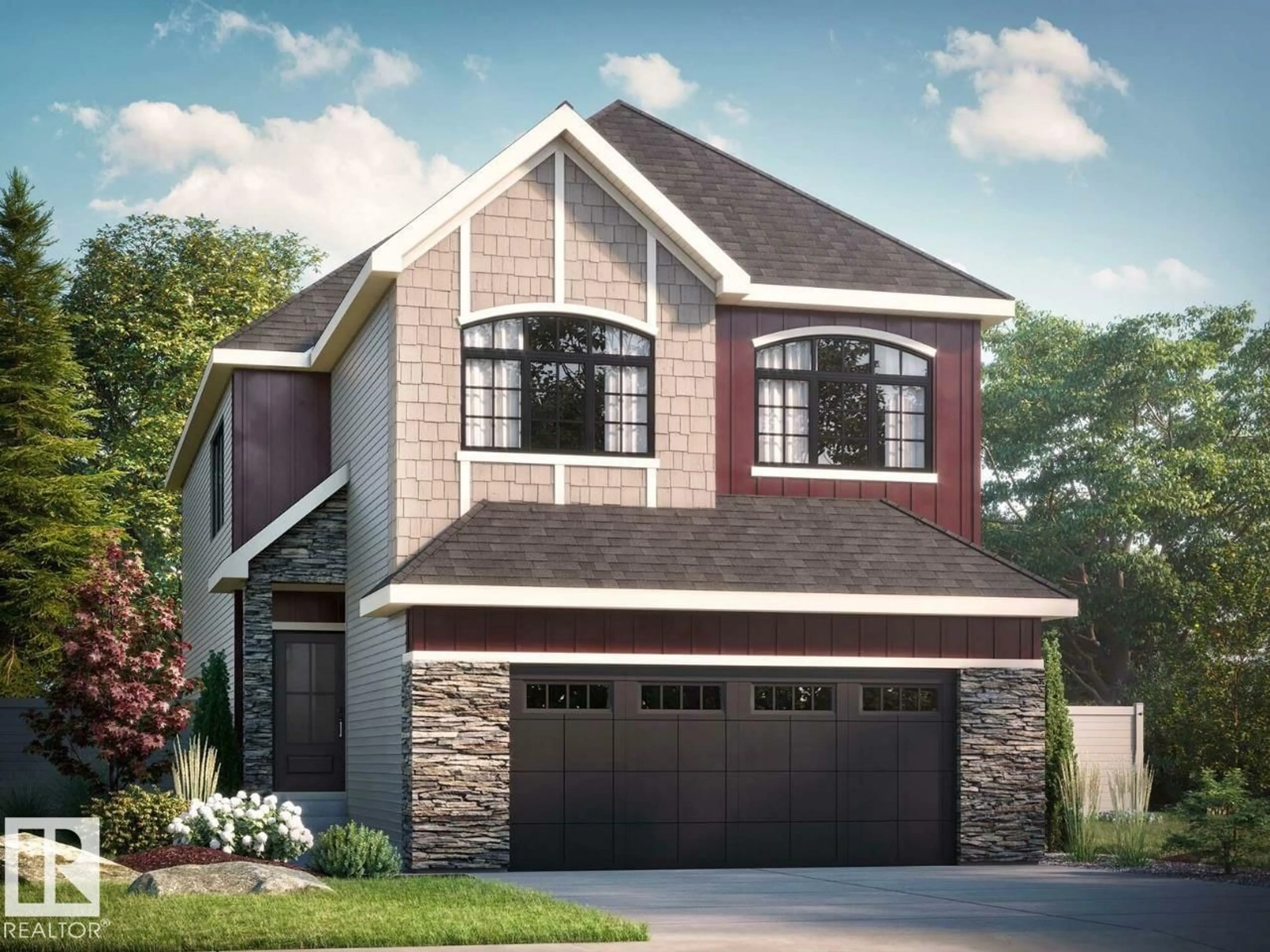 Home with brick exterior material, street for 13 CLOUTIER CL, St. Albert Alberta T8N4H7