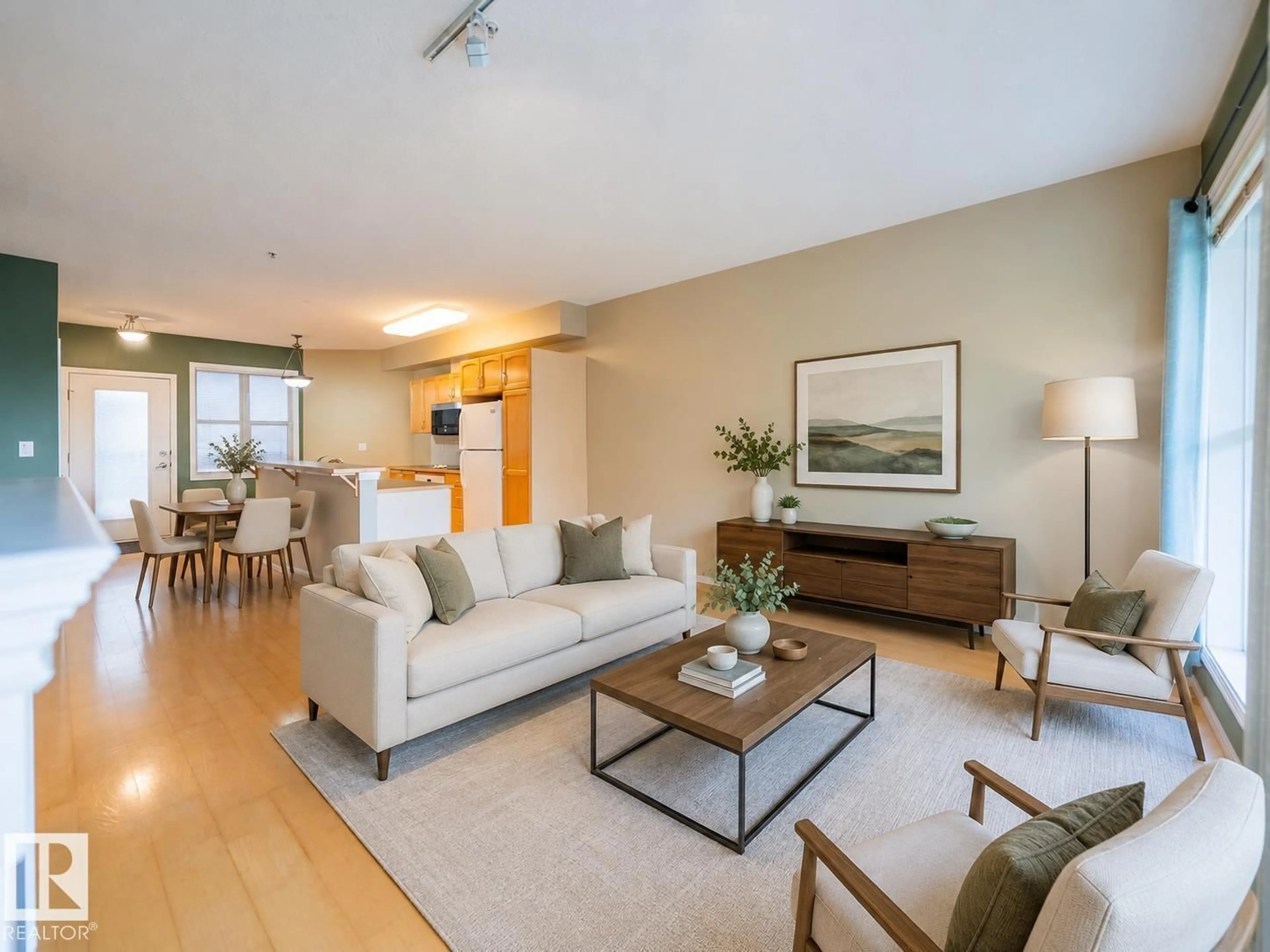 Living room with furniture, unknown for #412 - 11039 83 AV, Edmonton Alberta T6G2V6