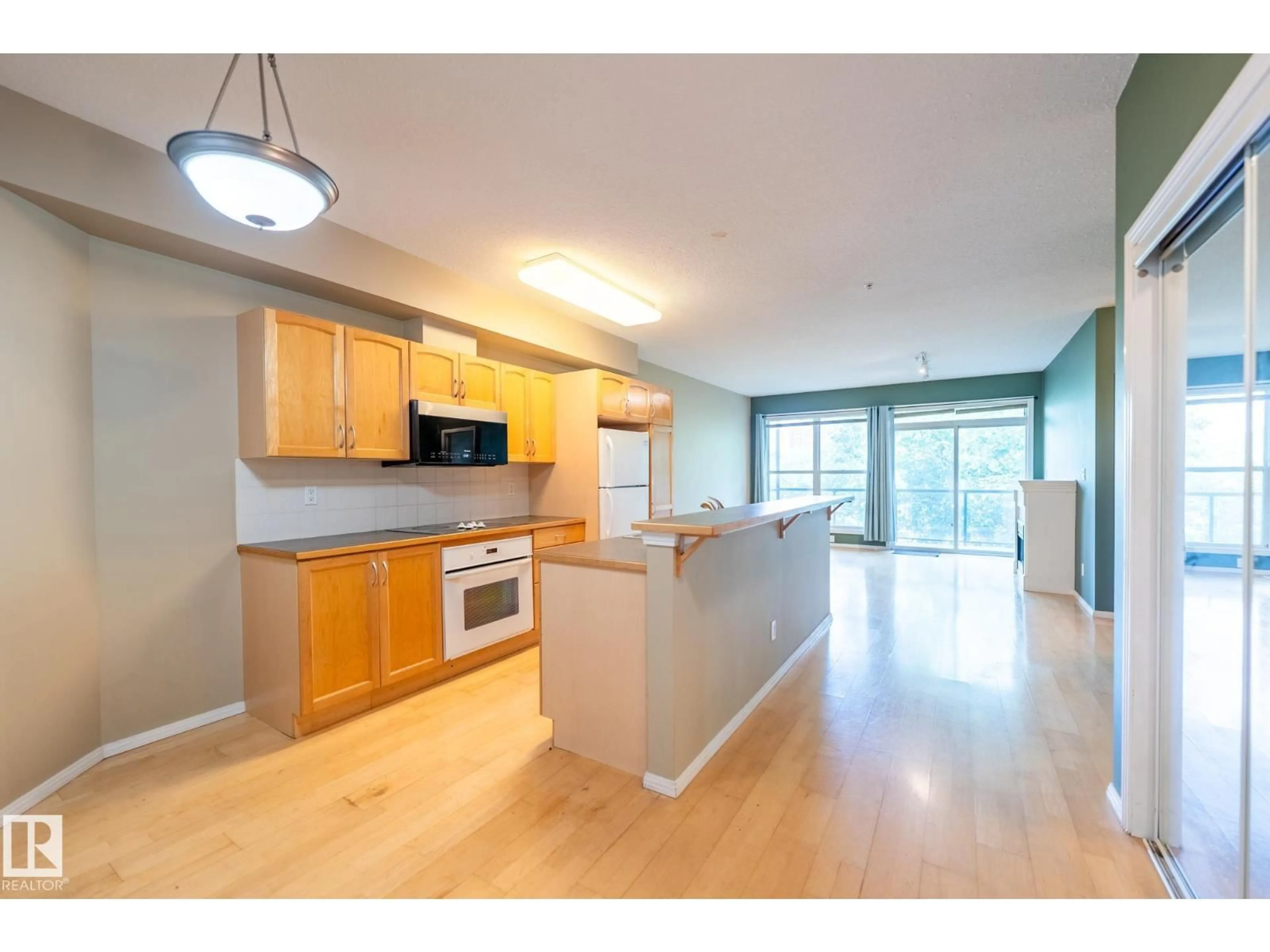 Open concept kitchen, unknown for #412 - 11039 83 AV, Edmonton Alberta T6G2V6