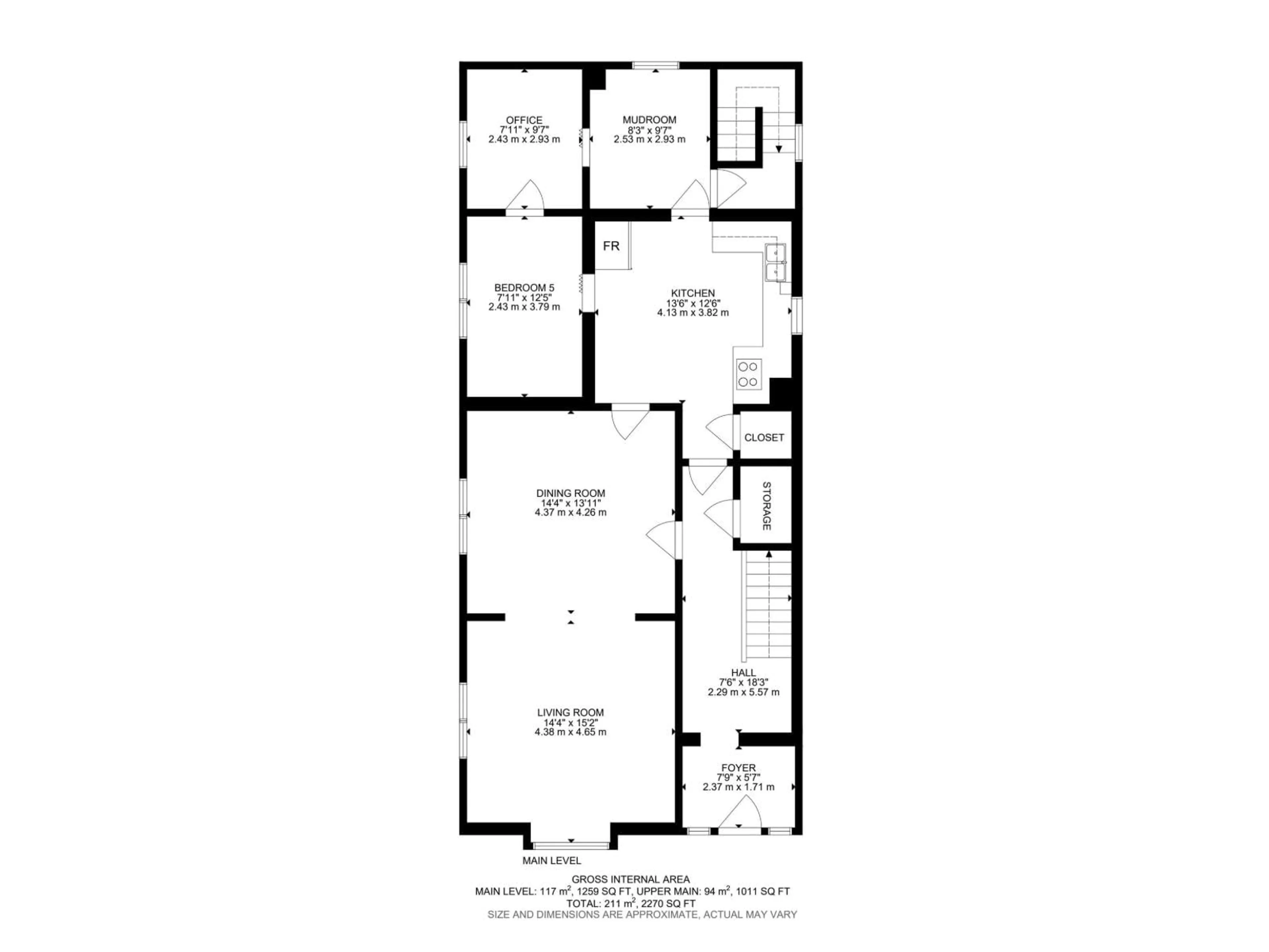 Floor plan for 9334 106A AV, Edmonton Alberta T5H0S7