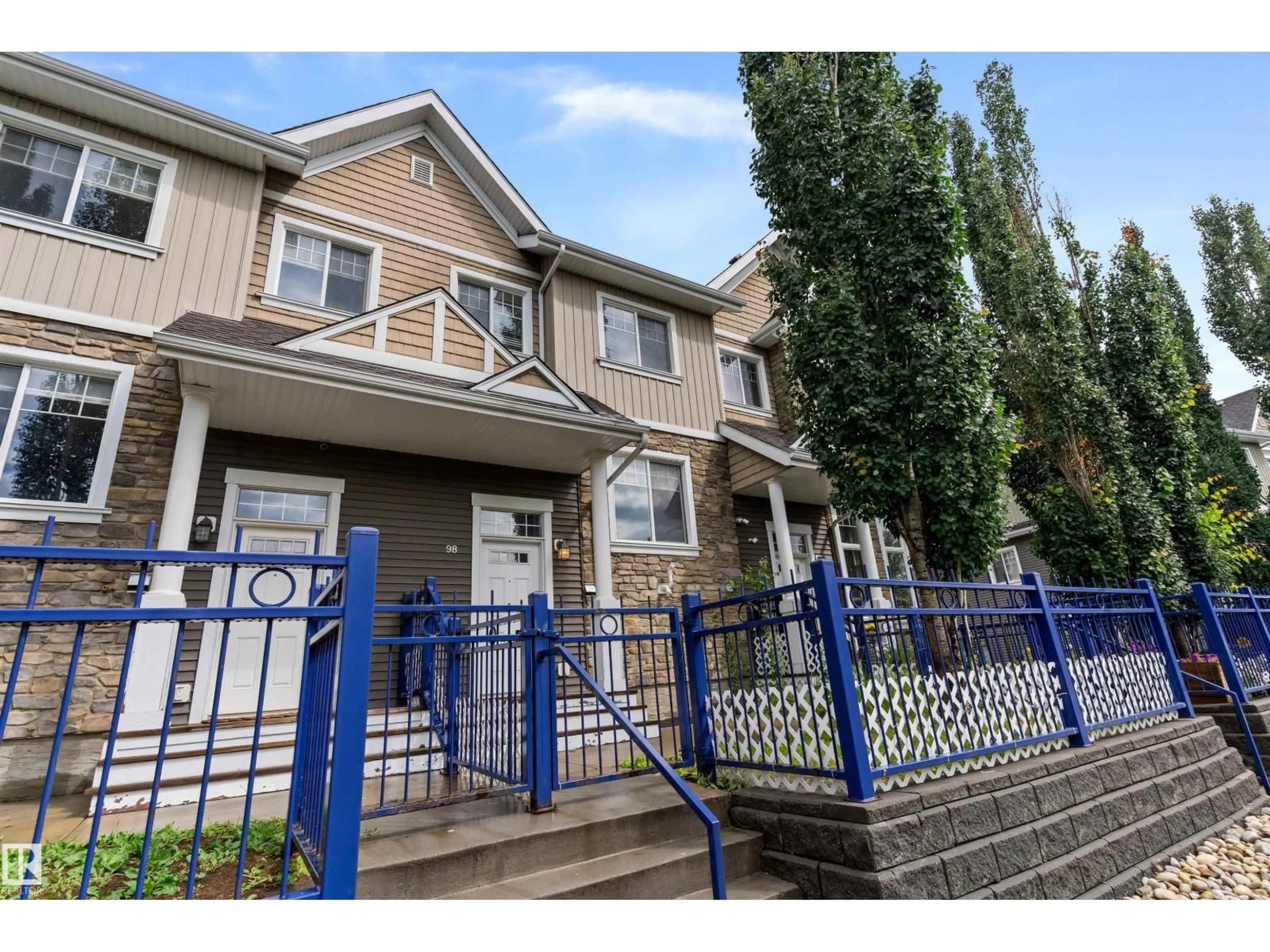 Home with vinyl exterior material, street for #98 - 4050 SAVARYN DR, Edmonton Alberta T6X1R8