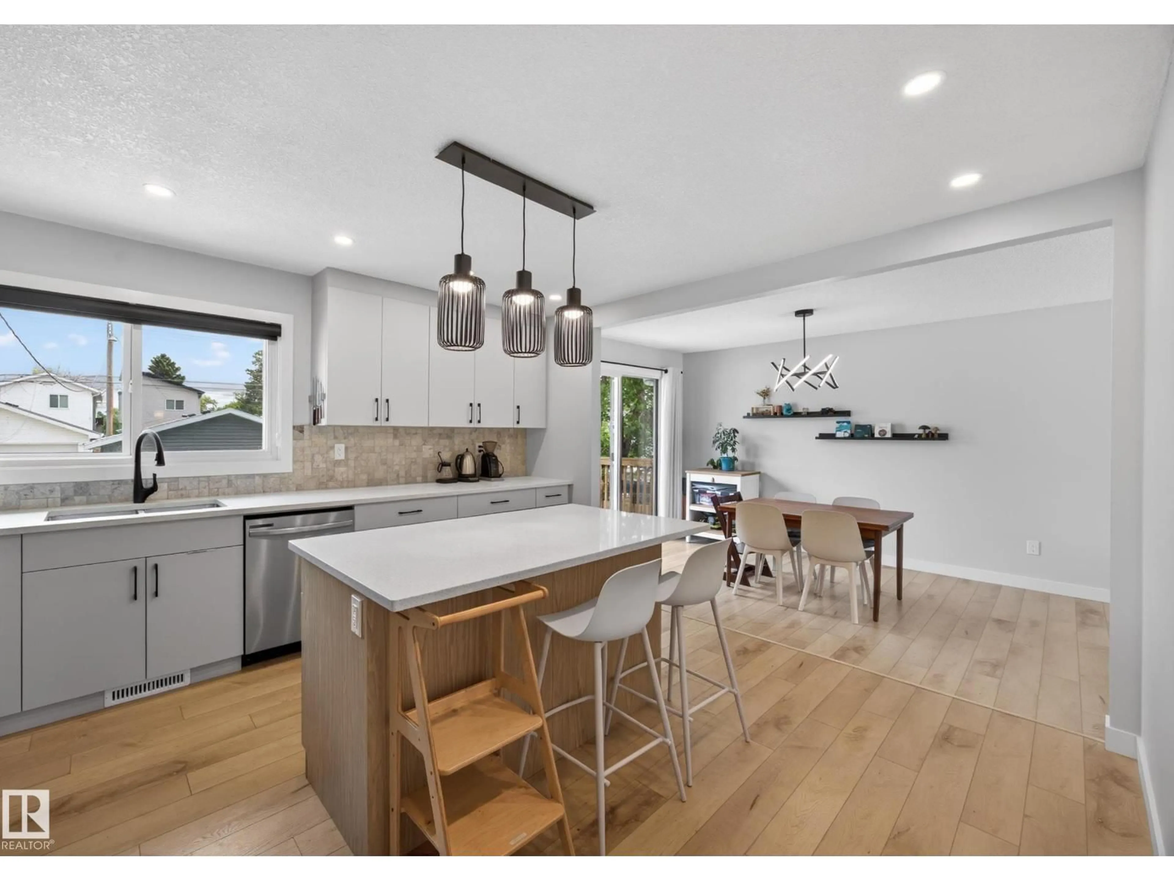 Open concept kitchen, unknown for NW - 9915 154 ST, Edmonton Alberta T5P2G8