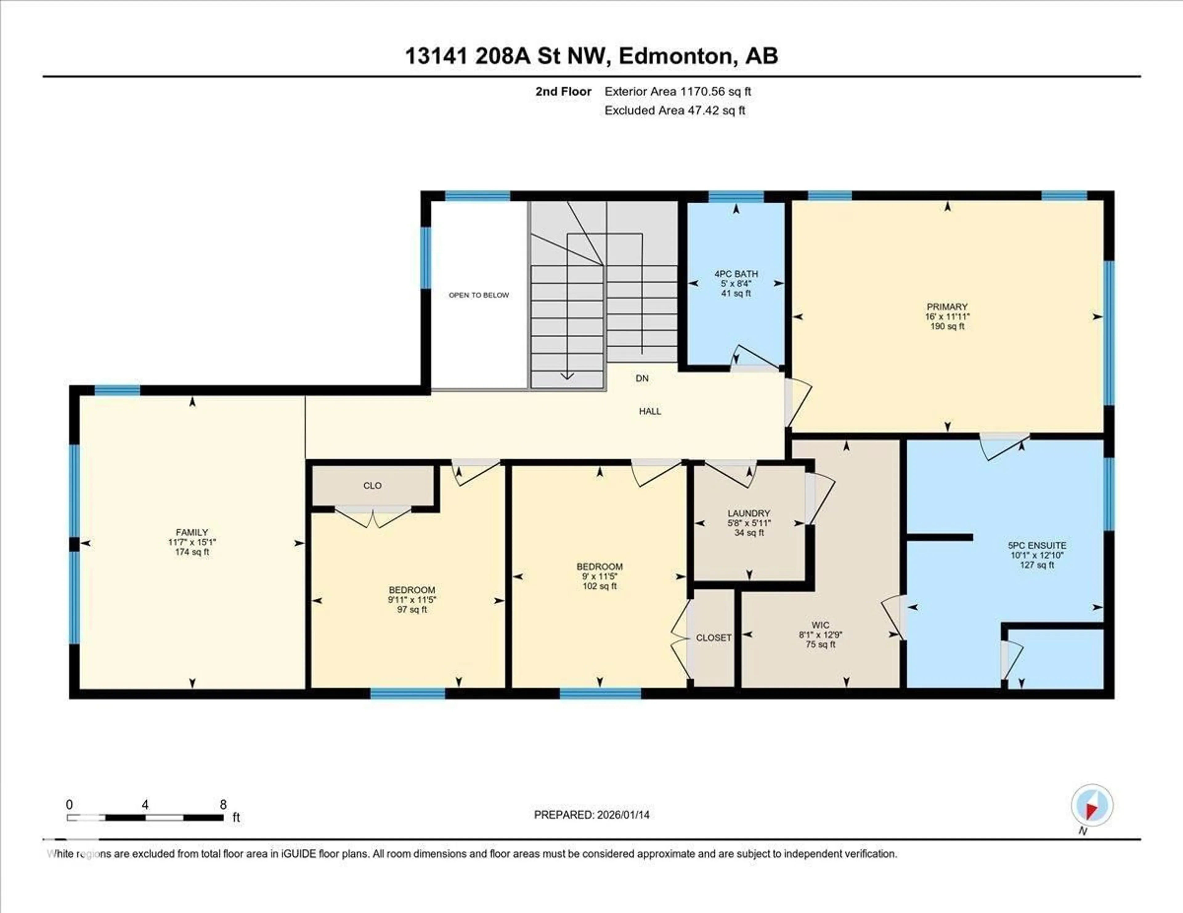 Floor plan for NW - 13141 208A ST, Edmonton Alberta T5S0P1