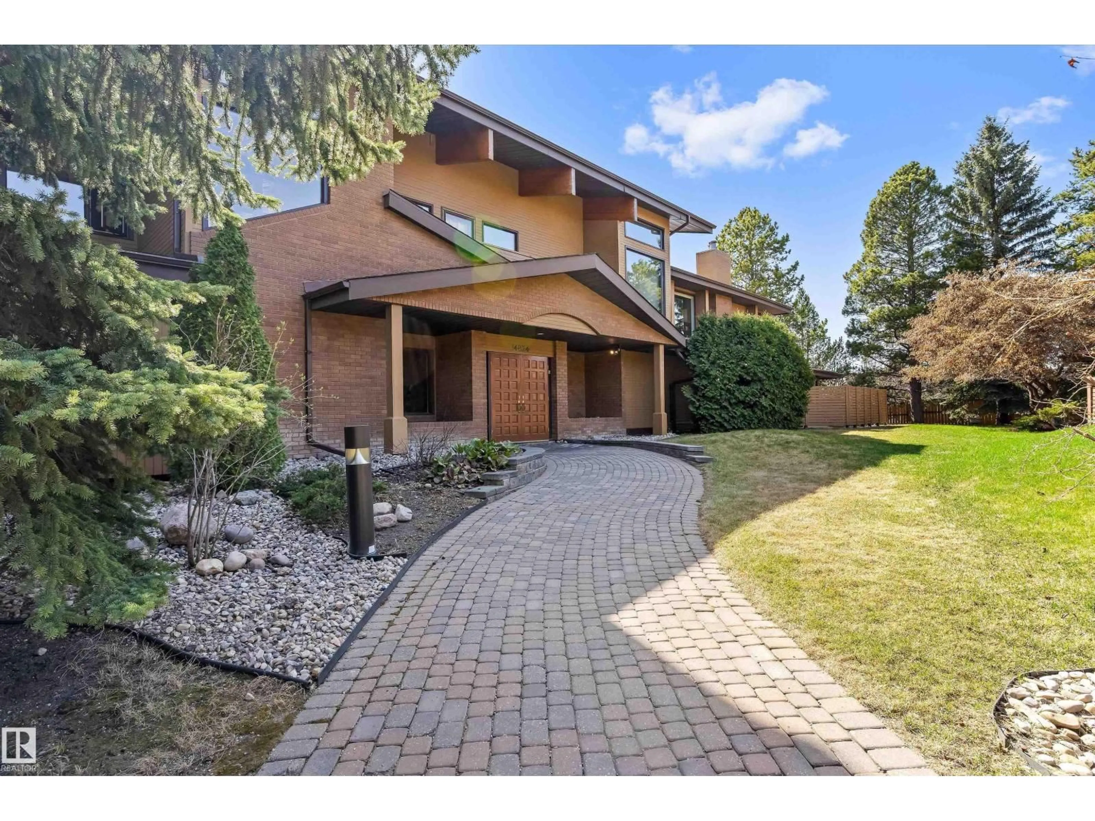 Home with brick exterior material, street for #7 - 14824 45 AV, Edmonton Alberta T6H5M5