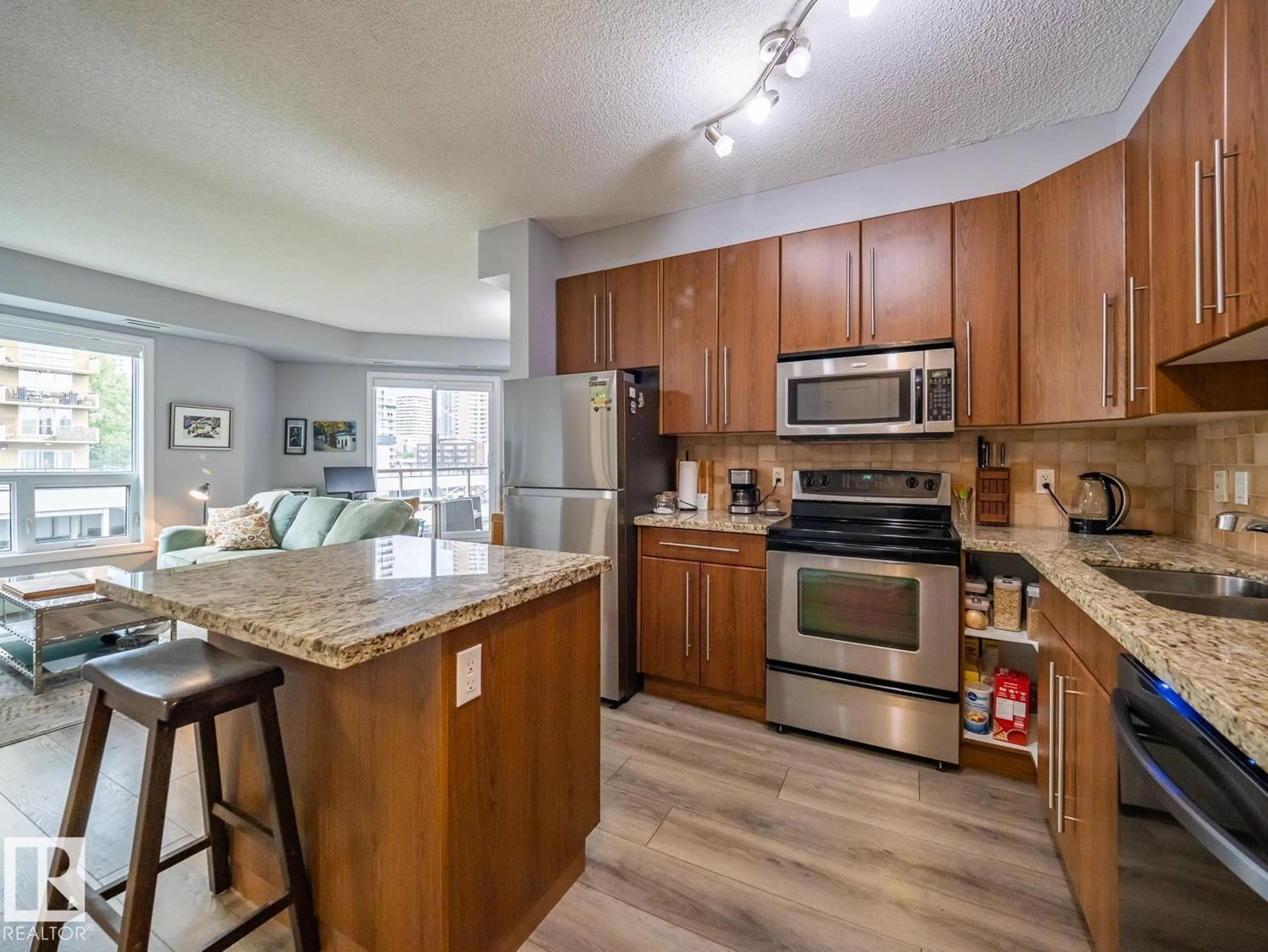 Open concept kitchen, unknown for 701 - 9819 104 ST, Edmonton Alberta T5K0Y8
