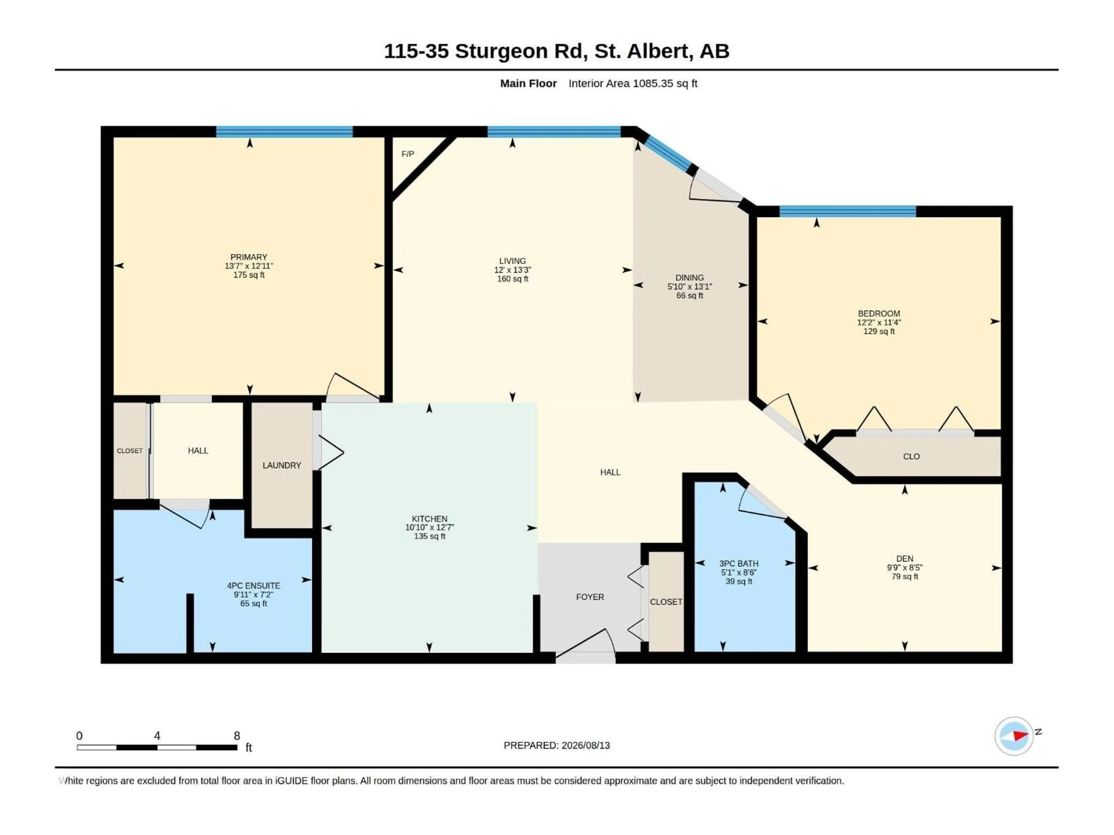 Floor plan for #115 - 115 STURGEON RD, St. Albert Alberta T8N0E8