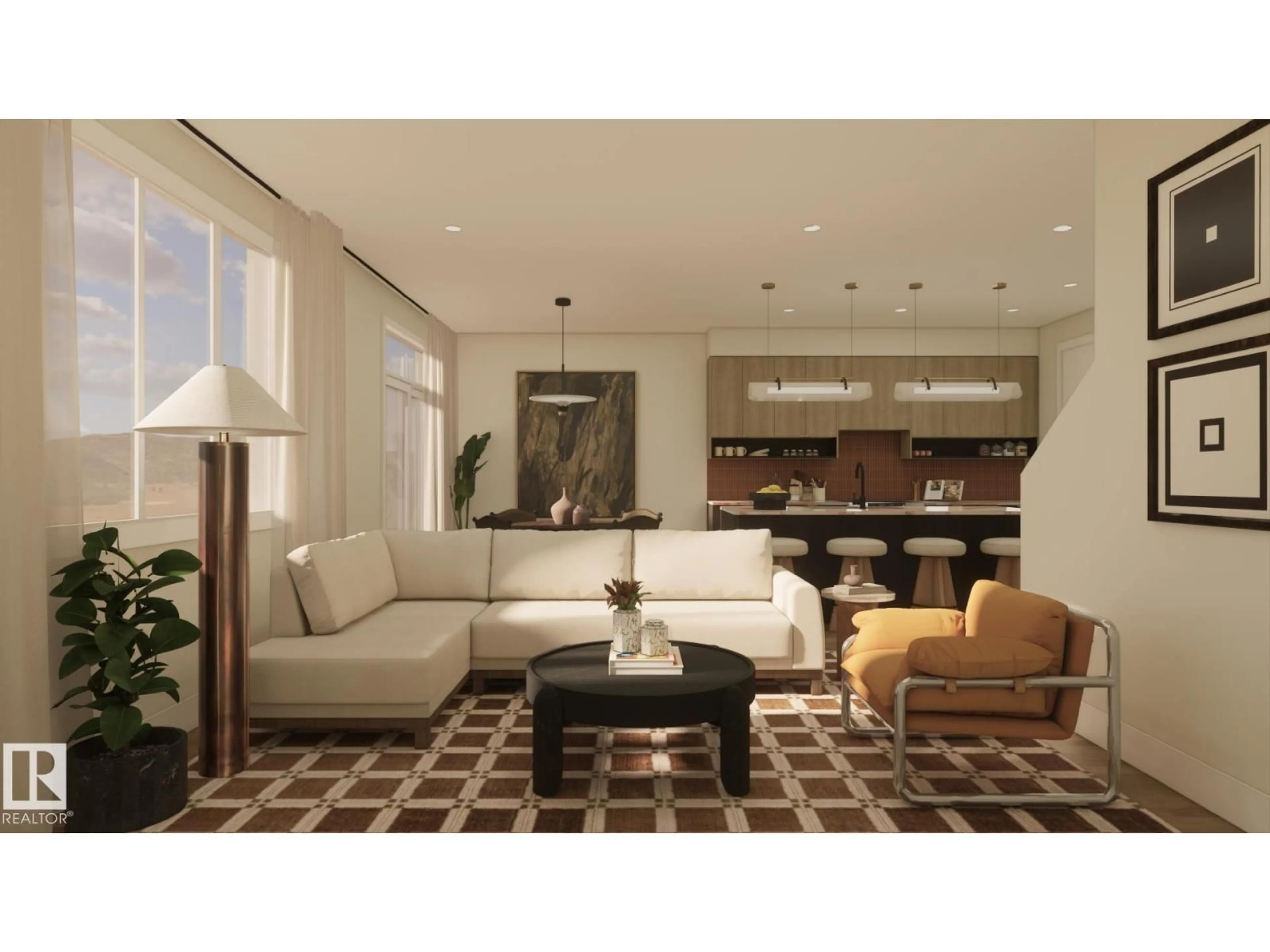 Living room with furniture, unknown for 57 CHEVAL CL, Sherwood Park Alberta T8H2Z3