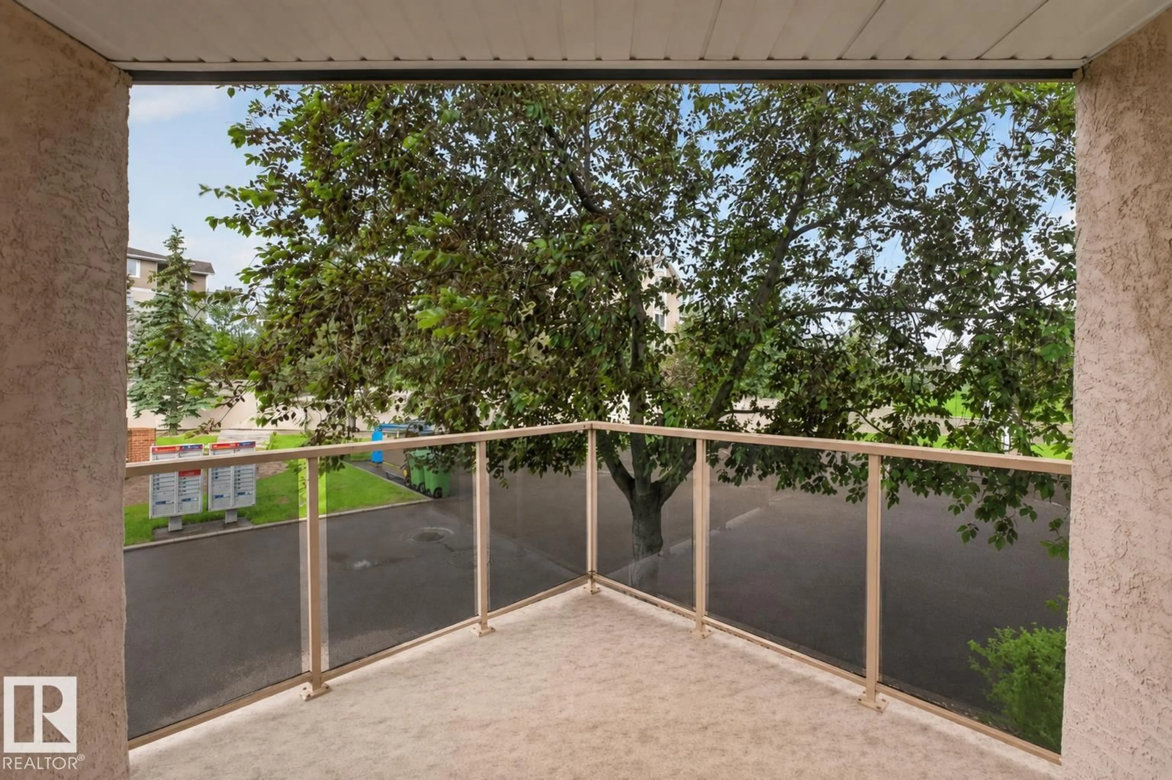 Balcony in the apartment, unknown for #105 - 10421 42 AV, Edmonton Alberta T6A7C8