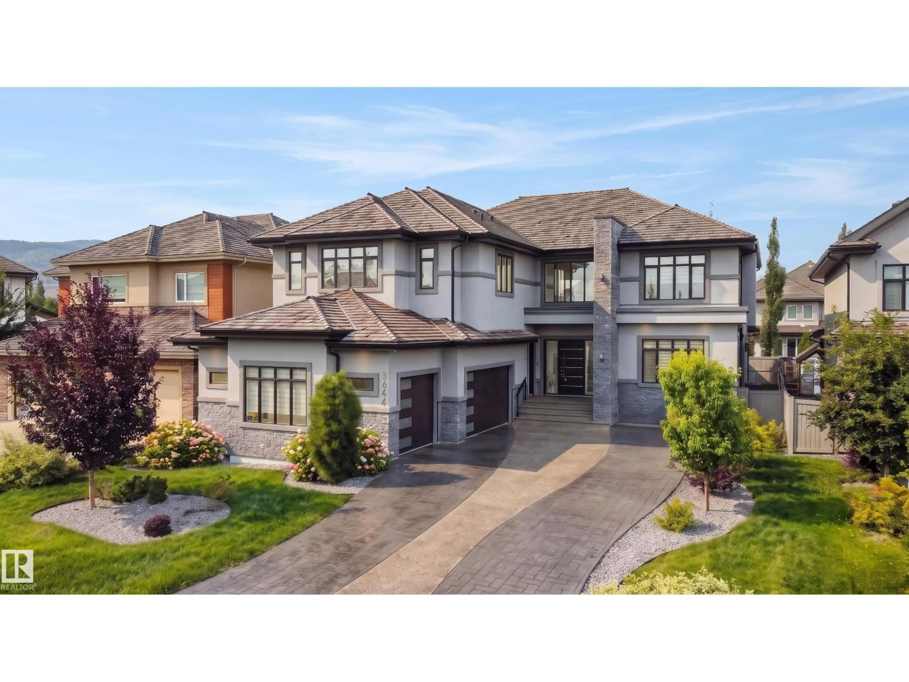 Home with brick exterior material, street for 3644 WESTCLIFF WY, Edmonton Alberta T6W0S2