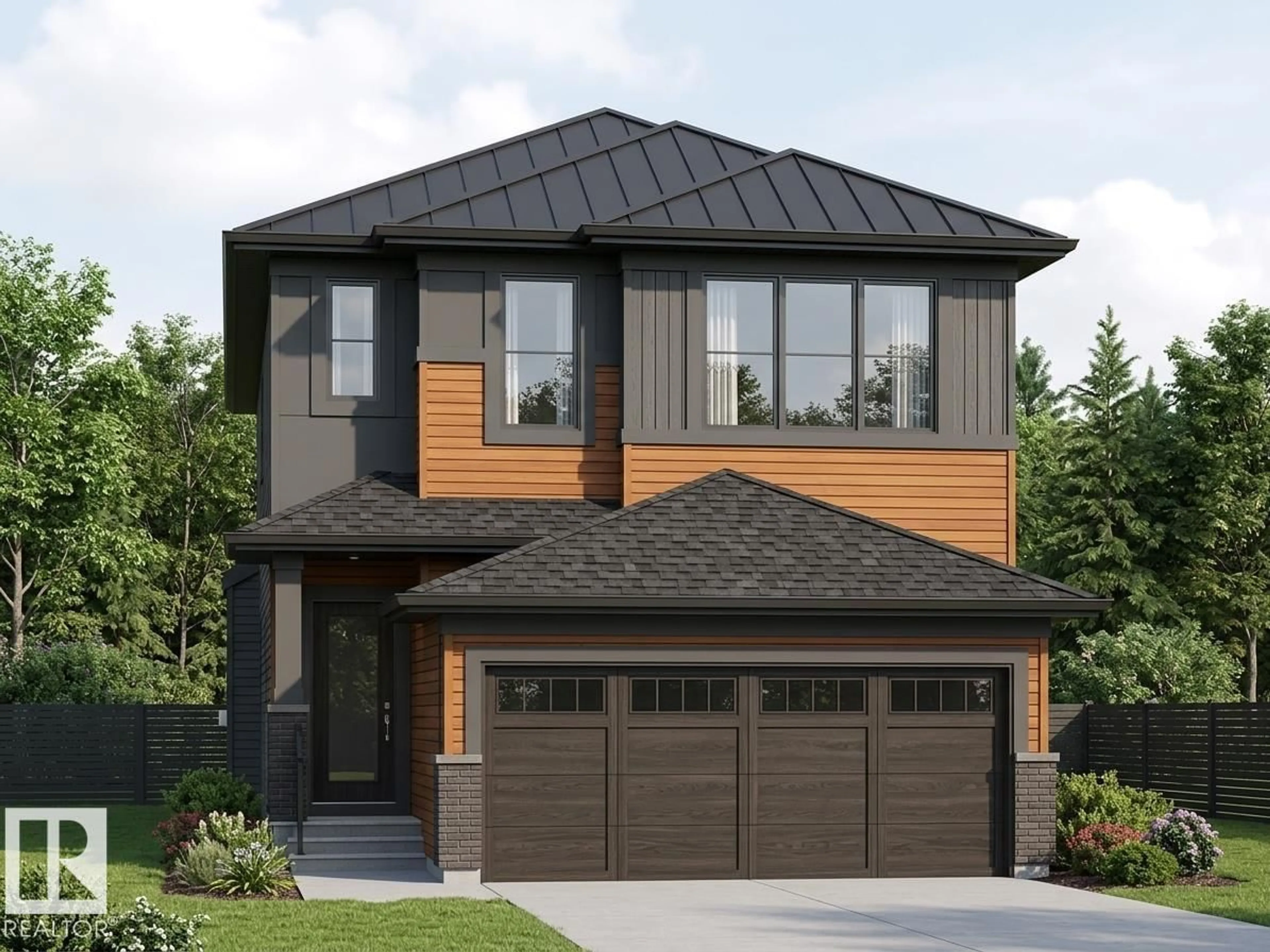 Home with brick exterior material, street for 2152 1 AV SW, Edmonton Alberta T6X3E2