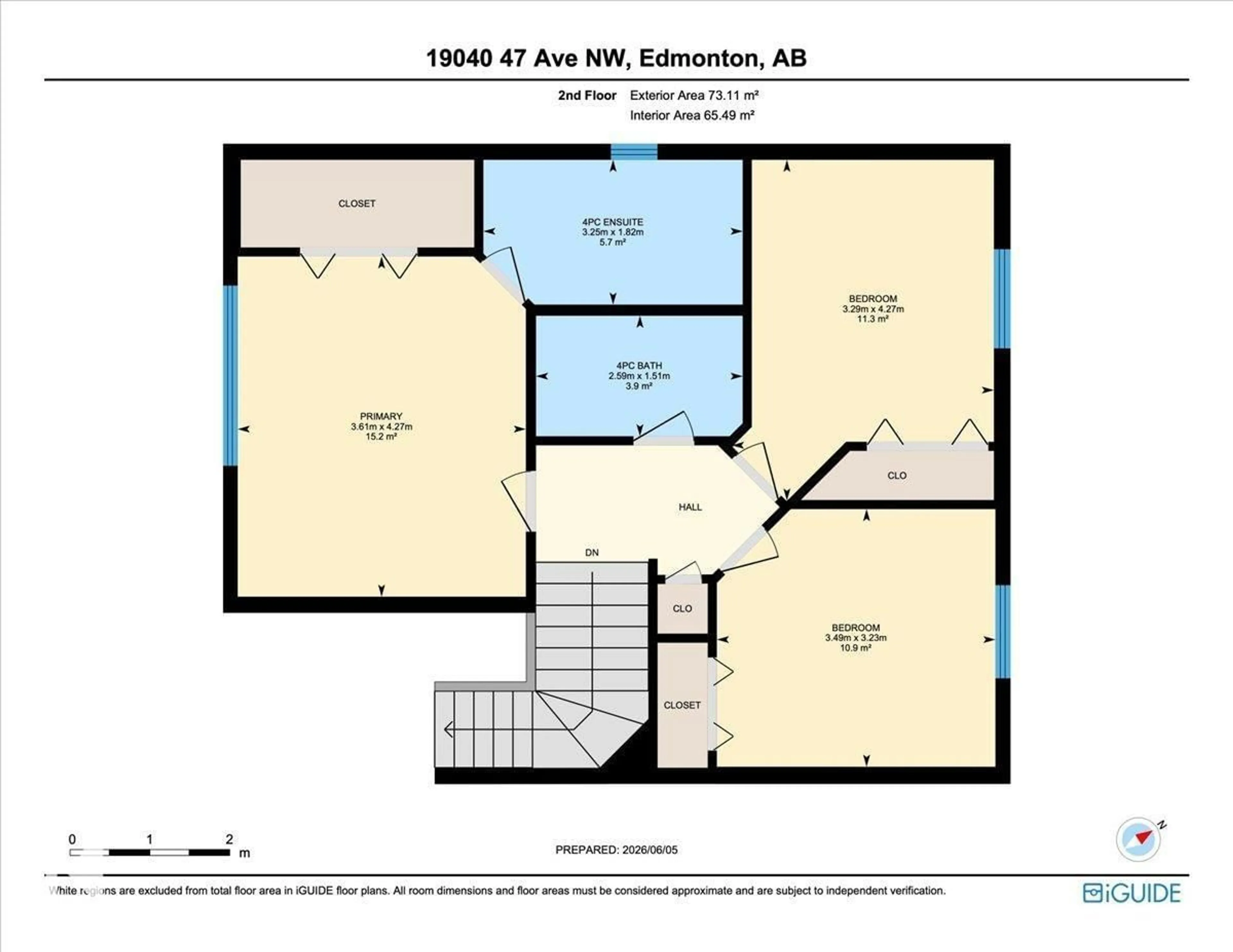 Floor plan for 19040 47 AV, Edmonton Alberta T6M2V6