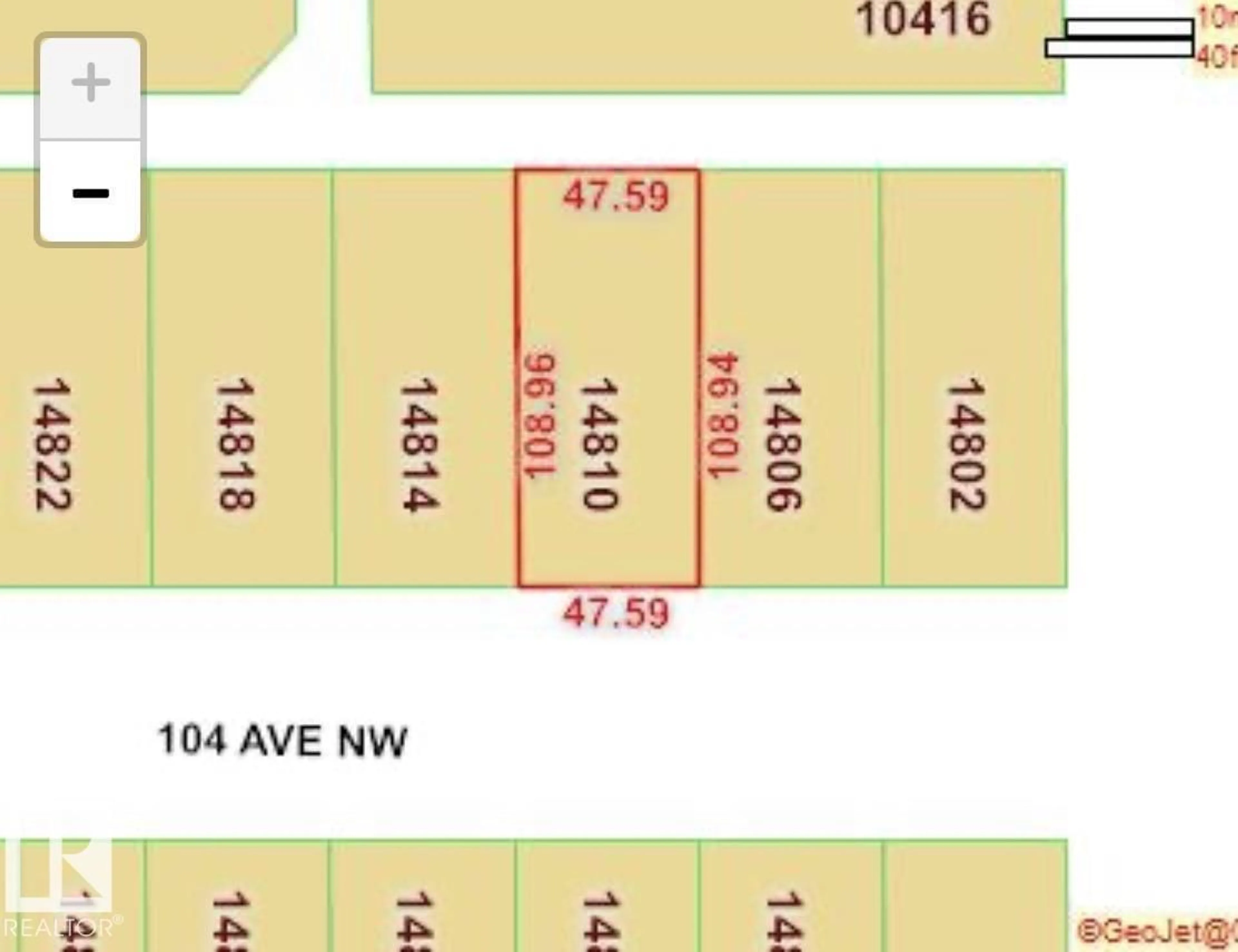 Floor plan for 14810 104 AV, Edmonton Alberta T5N0X7