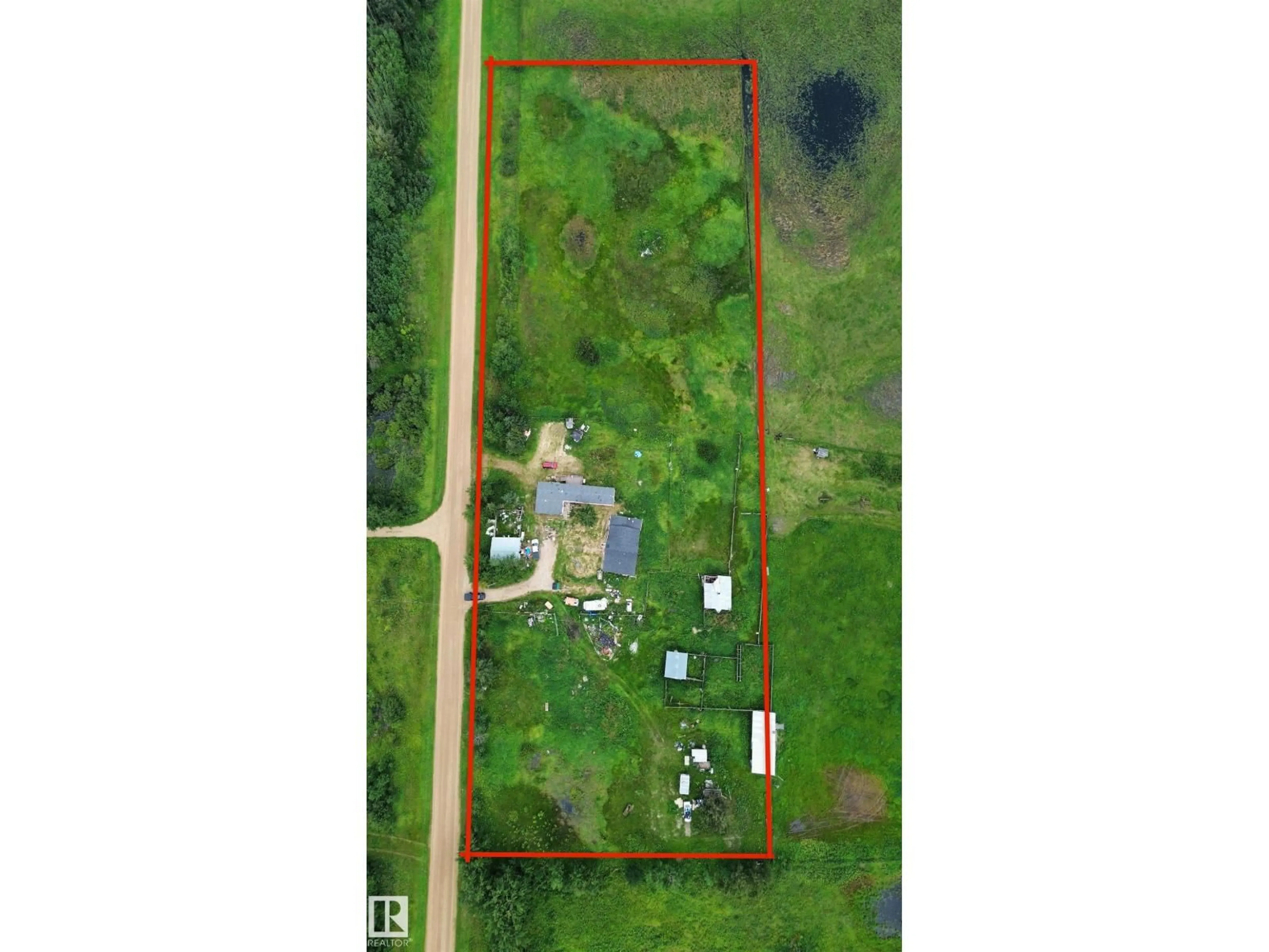 A pic from outside/outdoor area/front of a property/back of a property/a pic from drone, building for 59305 RANGE ROAD 131, Rural Smoky Lake County Alberta T0A3L0