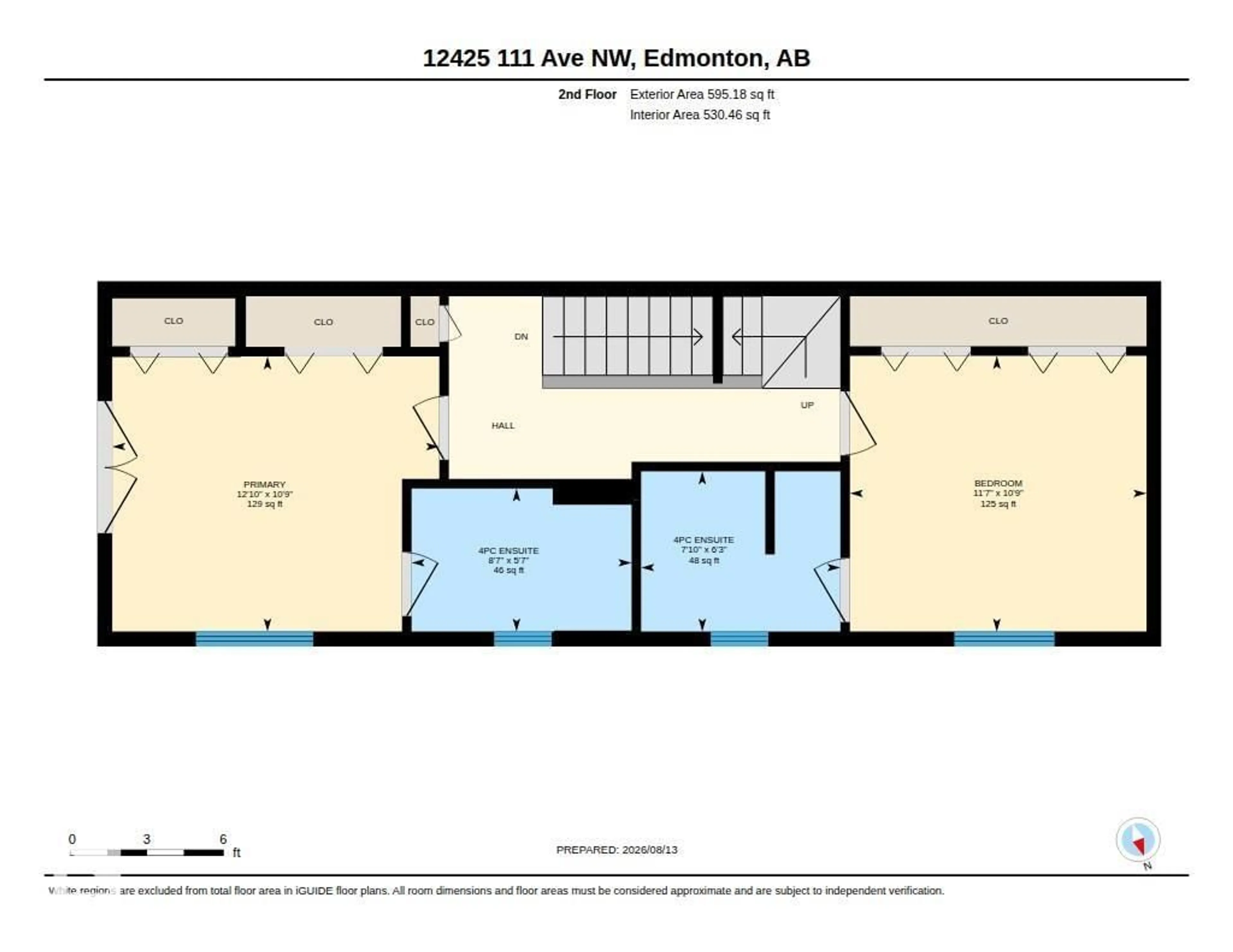 Floor plan for 12425 111 AV, Edmonton Alberta T5M0M2