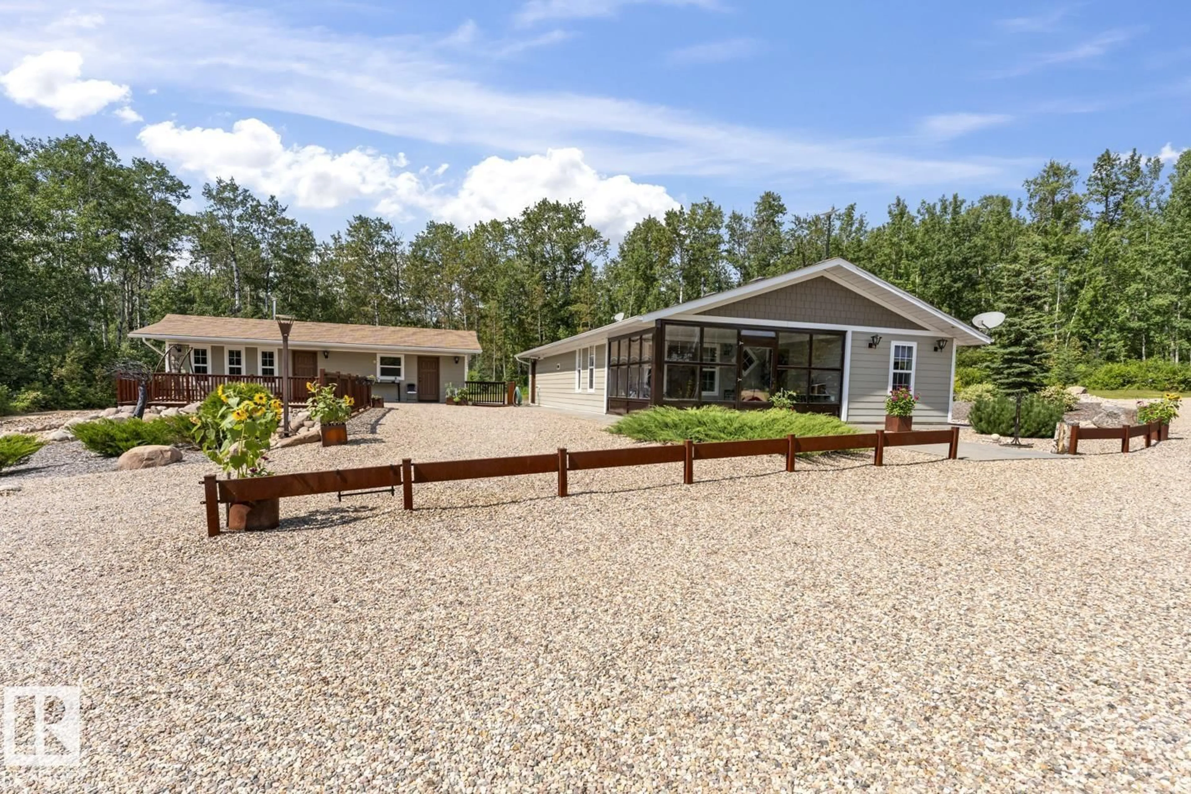 A pic from outside/outdoor area/front of a property/back of a property/a pic from drone, unknown for 47409 660 HI, Rural Bonnyville M.D. Alberta T9N2J9