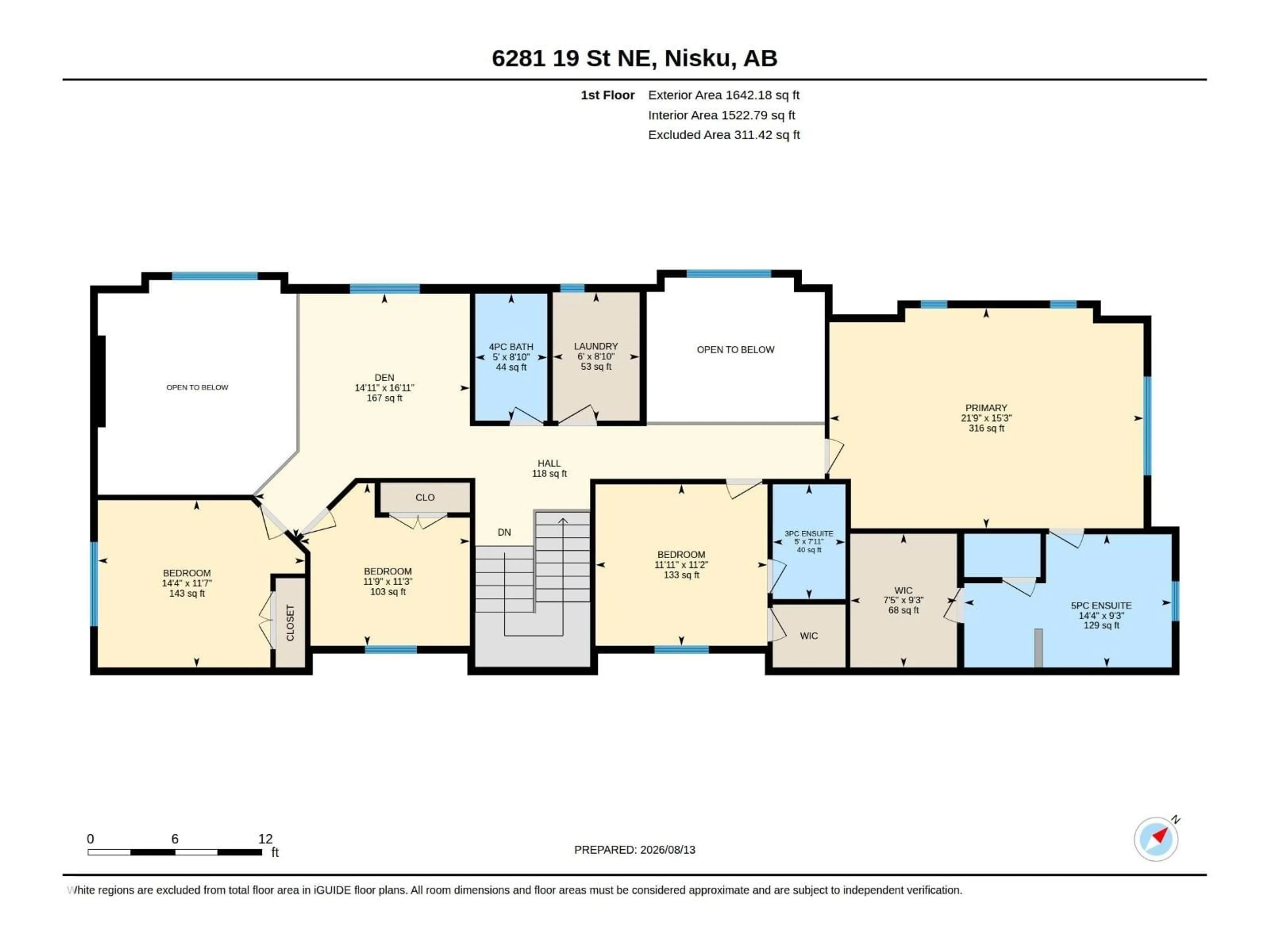 Floor plan for 6281 19 ST, Rural Leduc County Alberta T4X3C9