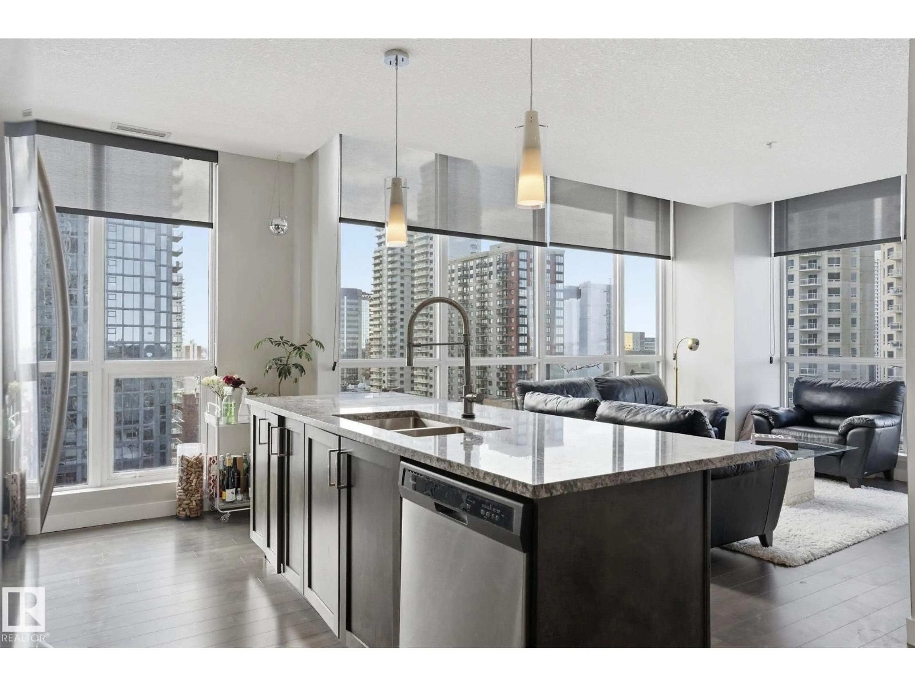 Open concept kitchen, unknown for 10238 - 1307 103 ST, Edmonton Alberta T5J0G6