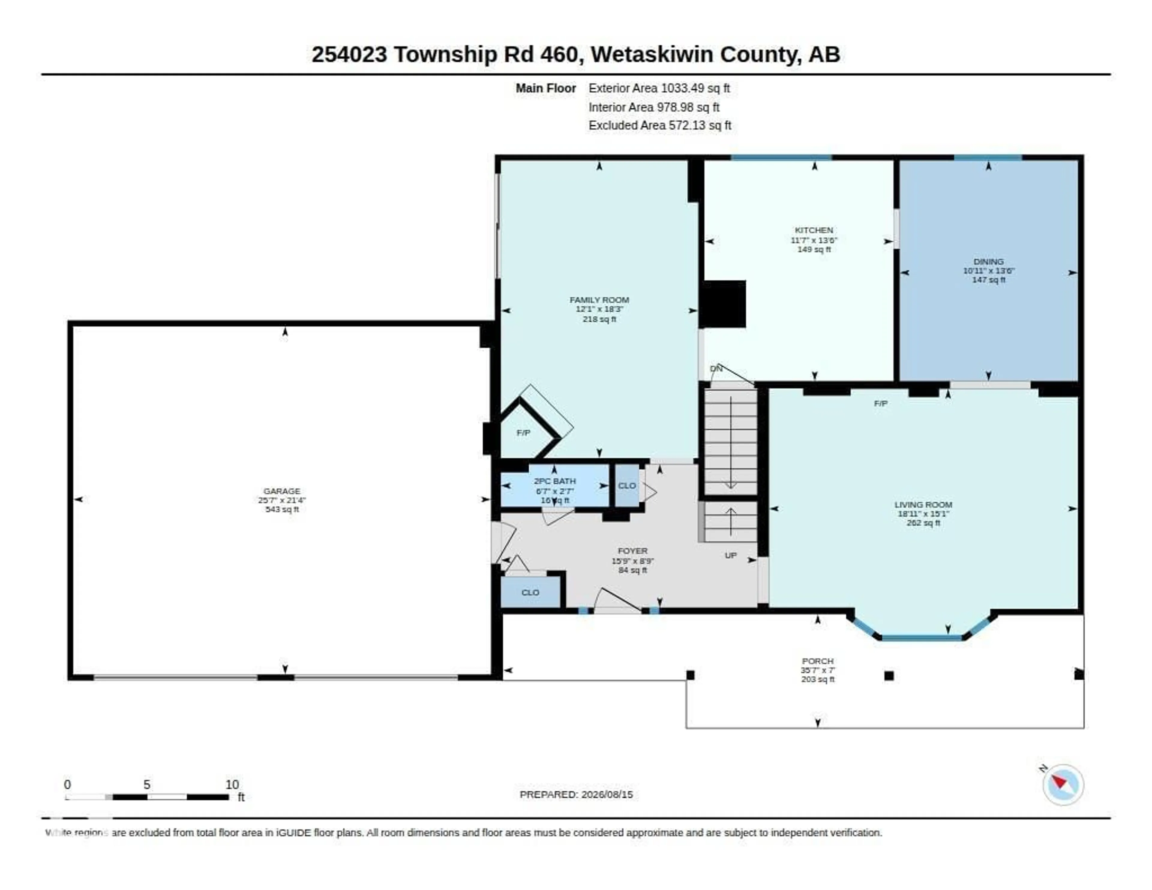 Floor plan for 254023 TWP RD 460, Rural Wetaskiwin County Alberta T9A1X2