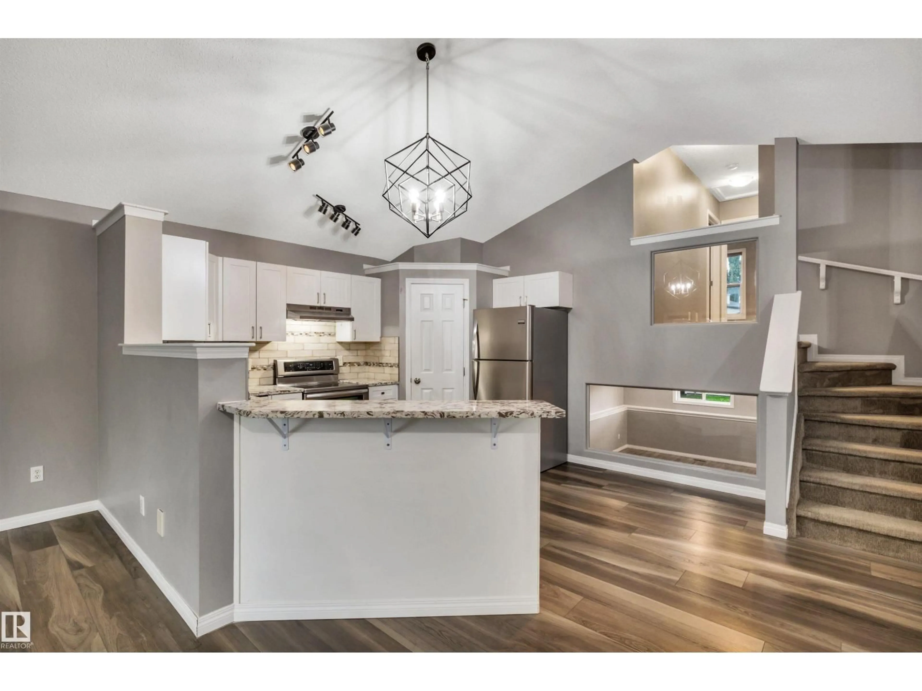 Open concept kitchen, unknown for 21243 91 AV, Edmonton Alberta T5T0W4