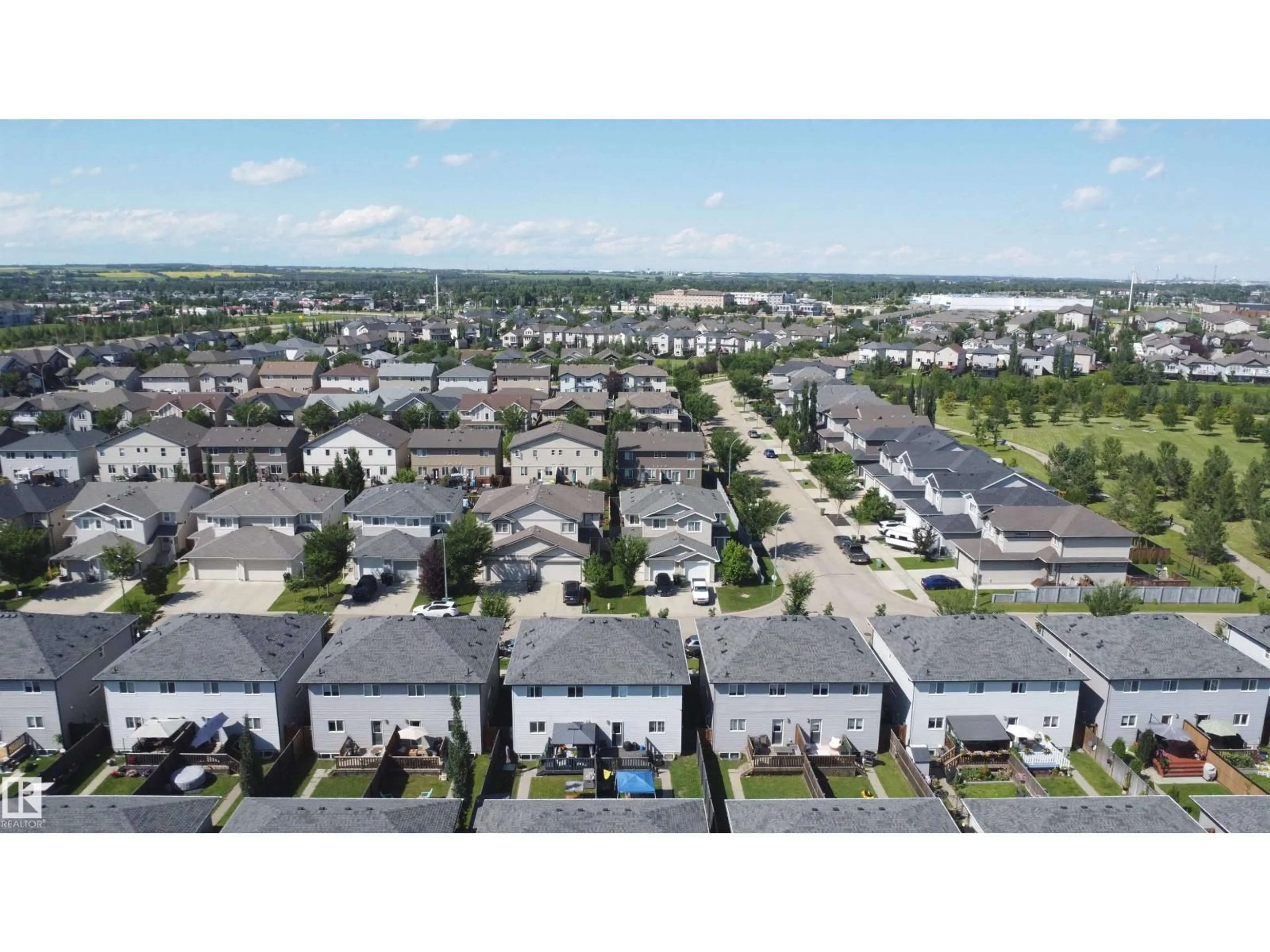 A pic from outside/outdoor area/front of a property/back of a property/a pic from drone, street for 187 RADCLIFFE WD, Fort Saskatchewan Alberta T8L0S9