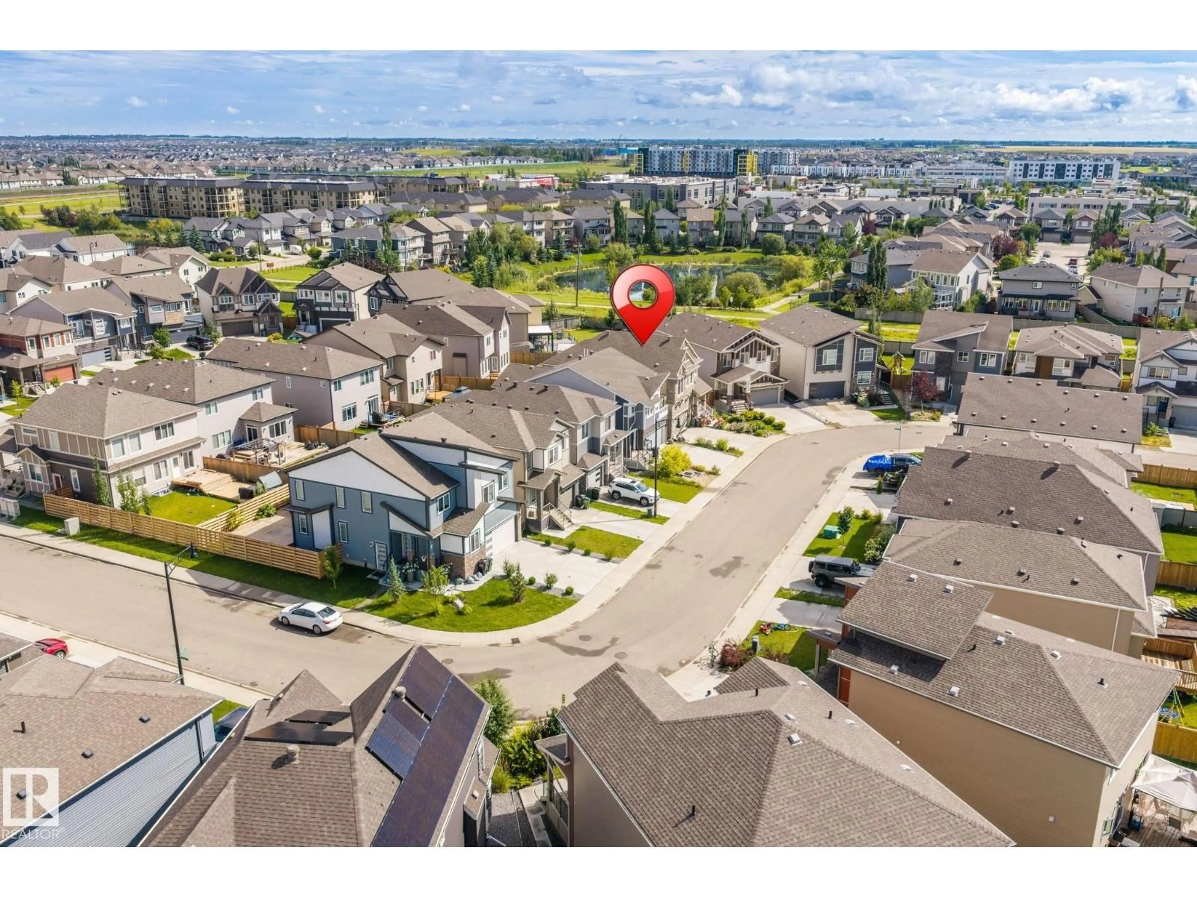 A pic from outside/outdoor area/front of a property/back of a property/a pic from drone, unknown for SW - 923 174 ST, Edmonton Alberta T6W3V3