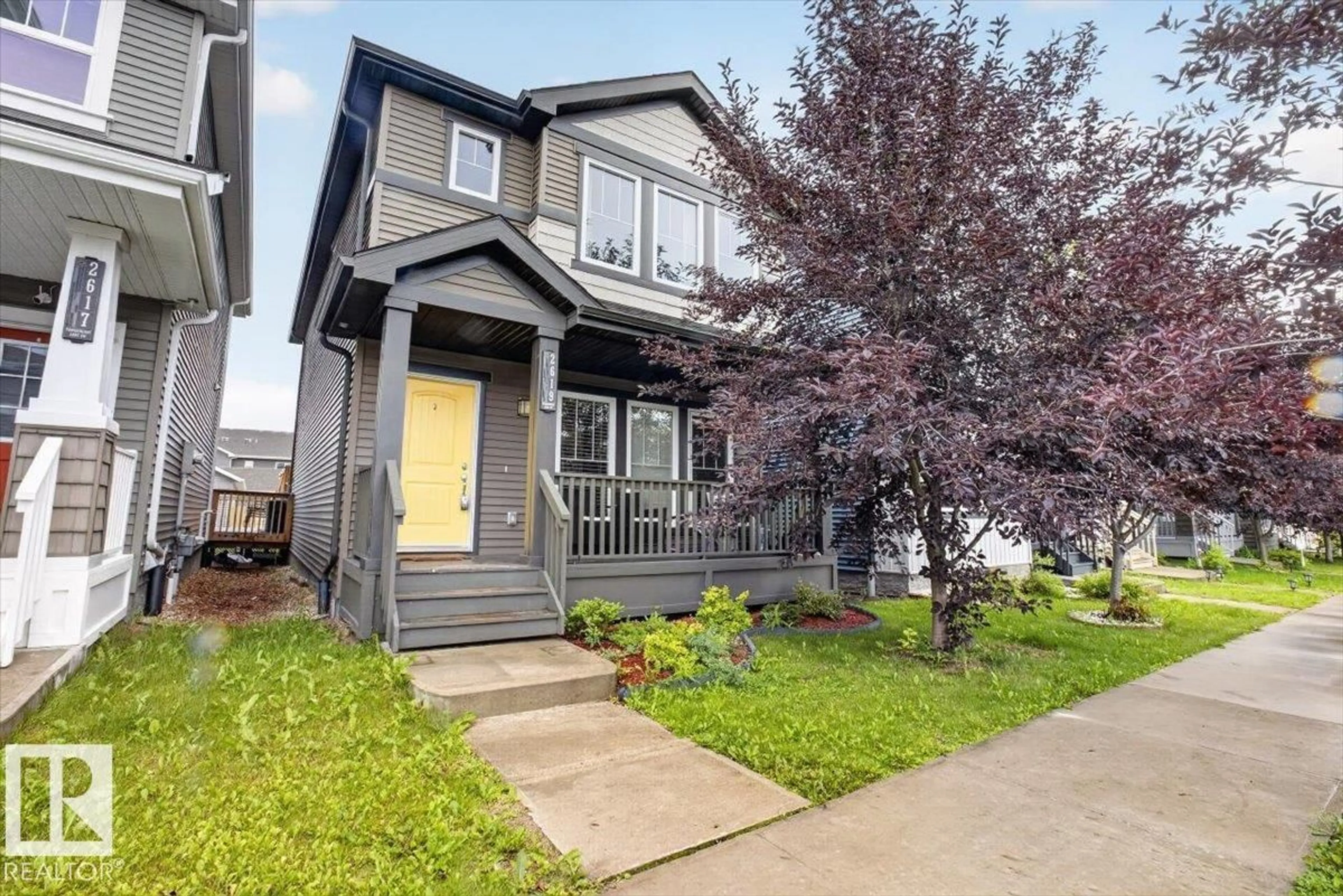 Home with vinyl exterior material, street for 2619 CHOKECHERRY LN, Edmonton Alberta T6X2K2
