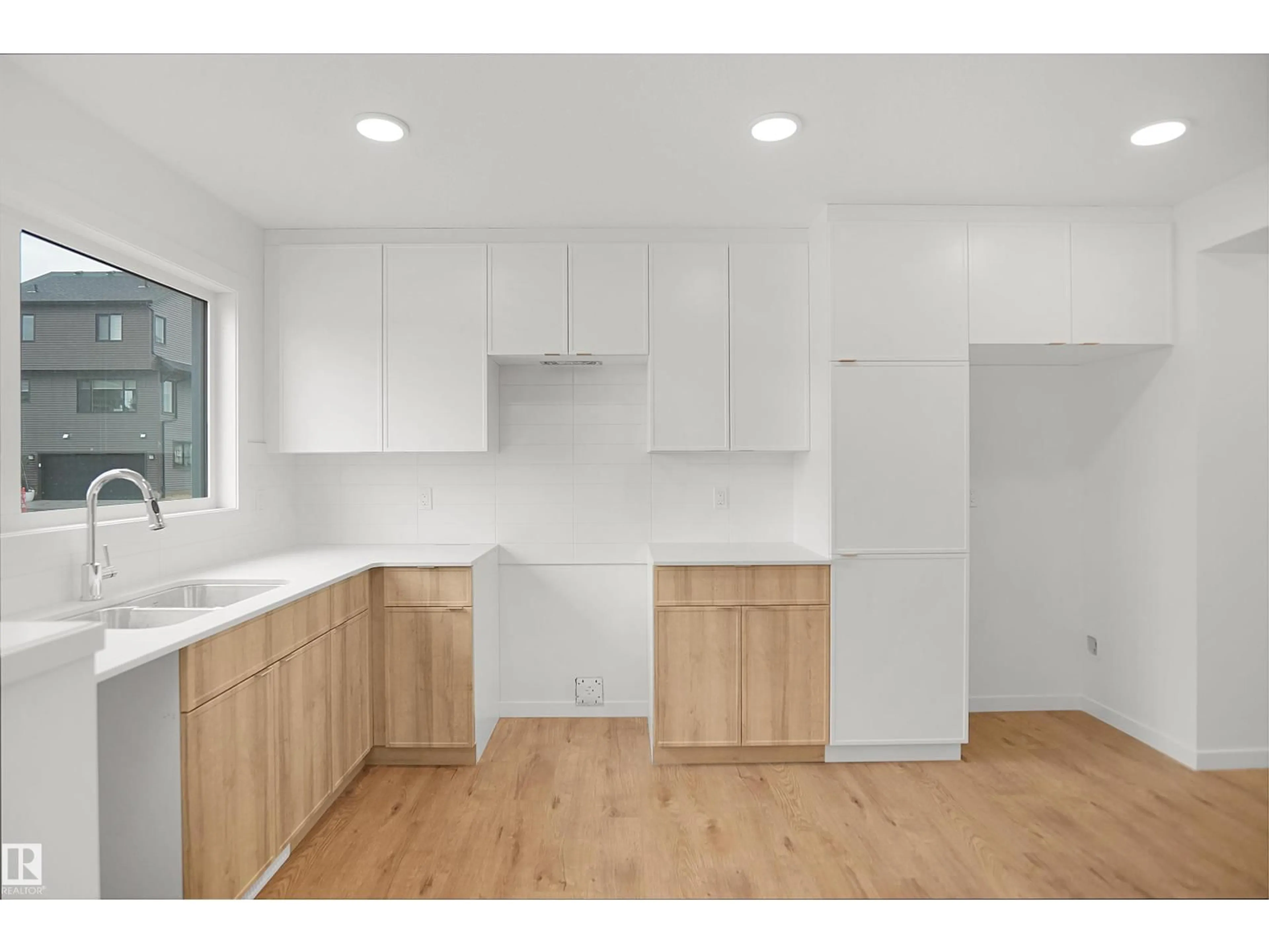 Standard kitchen, wood/laminate floor for #88 - 1430 ASTER WY, Edmonton Alberta T6T2N8