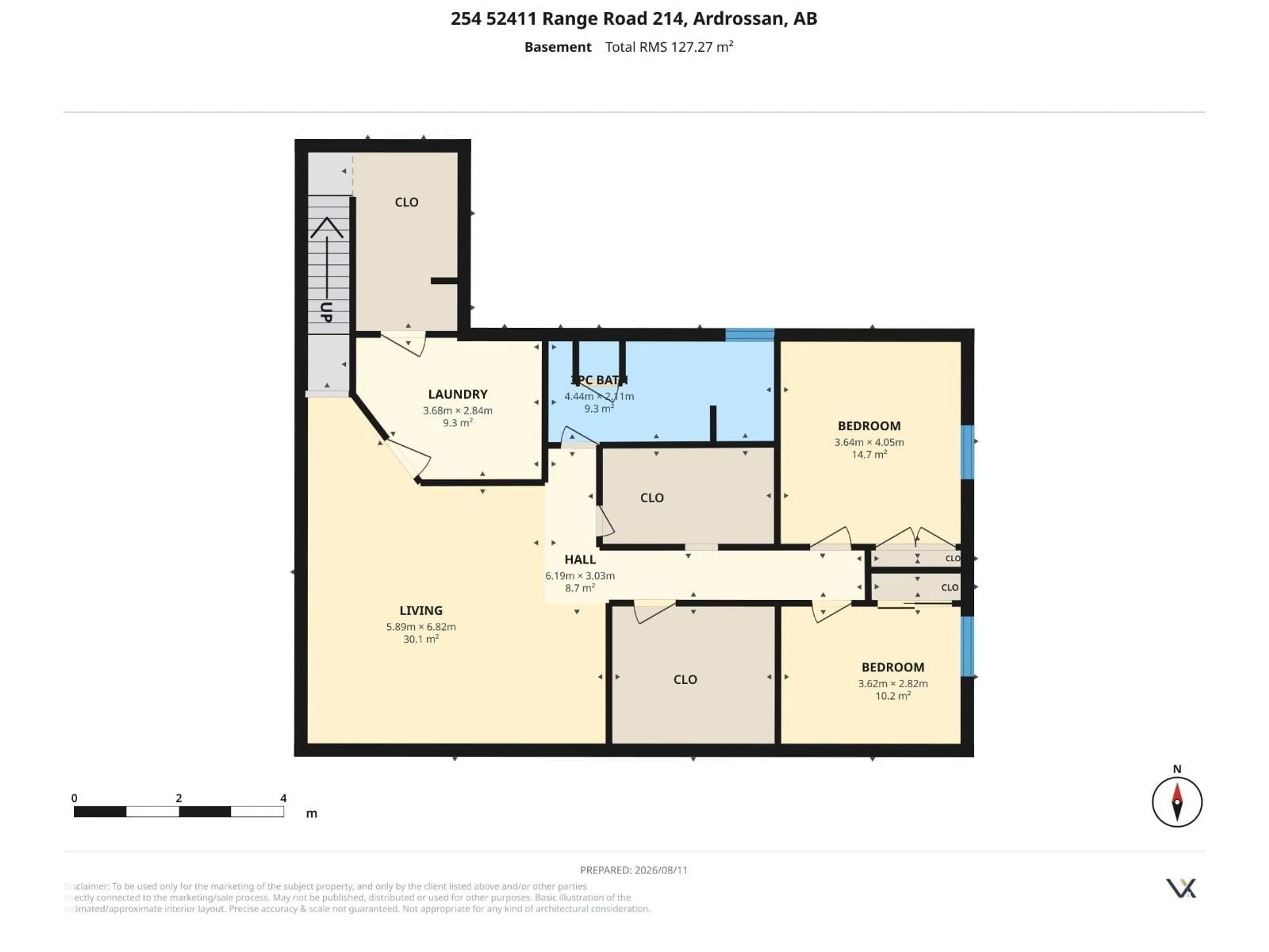 Floor plan for 52411 - 254 RGE ROAD 214, Rural Strathcona County Alberta T8E2G8