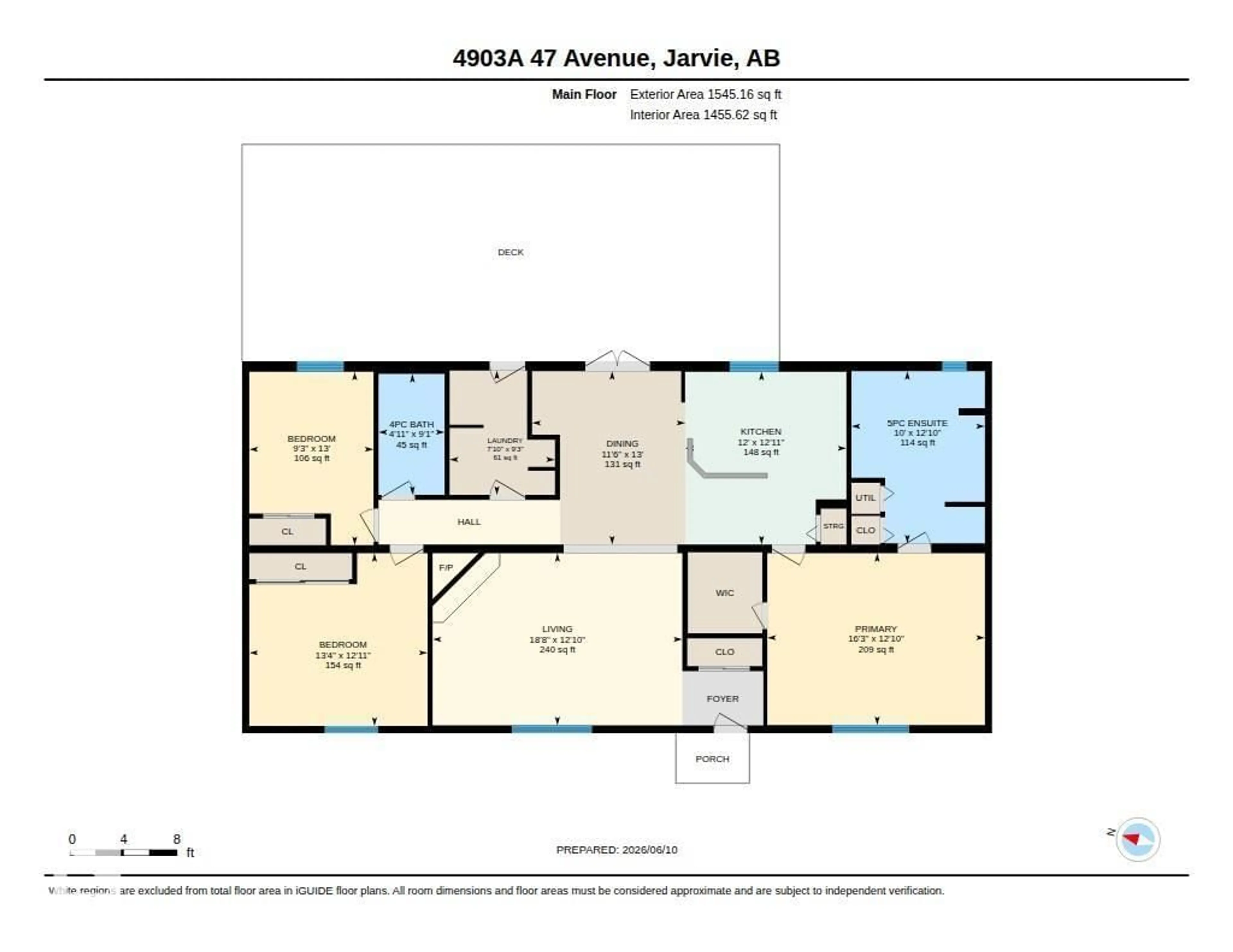 Floor plan for 4903A 47 AV, Rural Westlock County Alberta T0G1H0