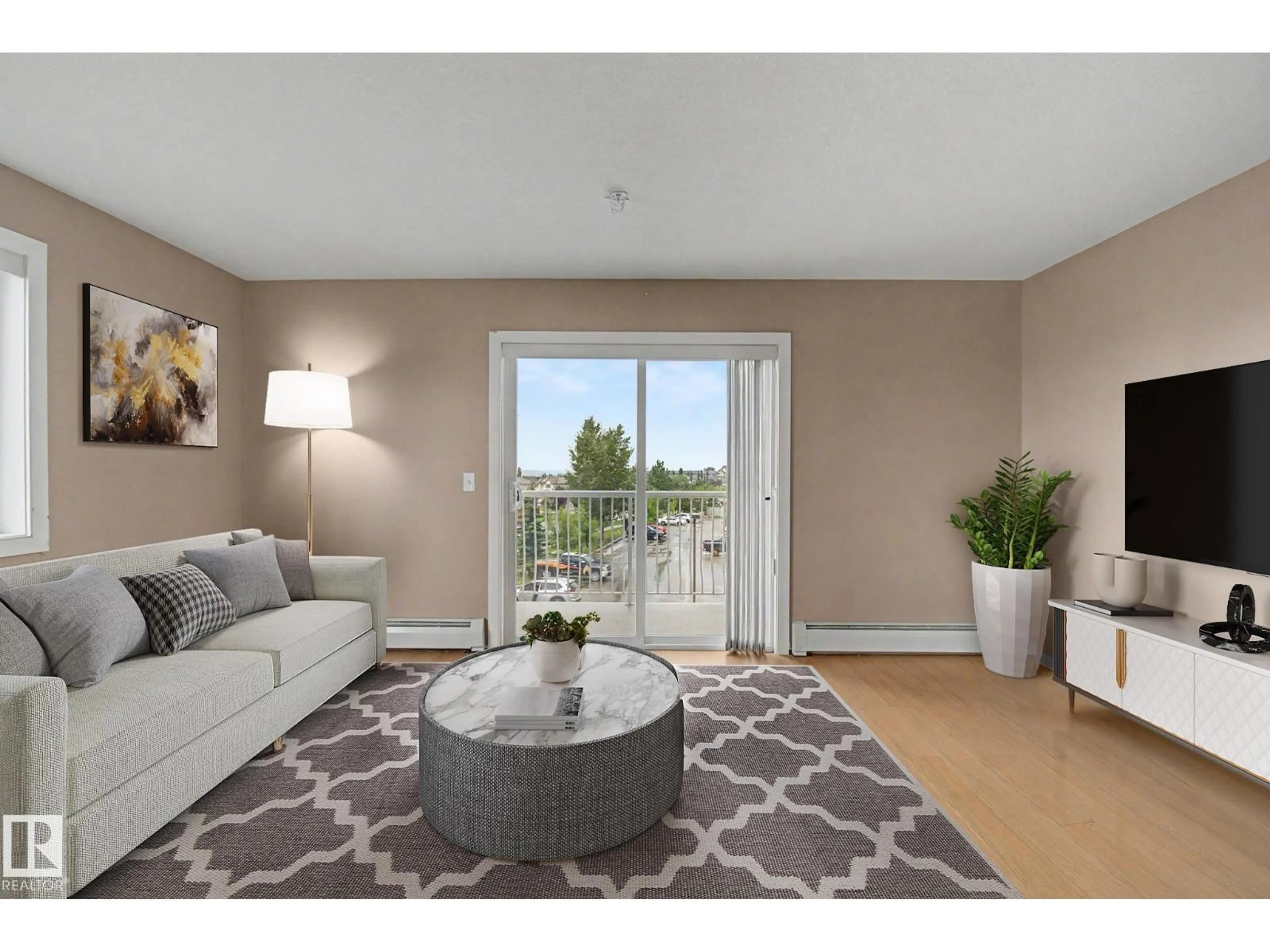 Living room with furniture, unknown for 323 - 240 SPRUCE RIDGE RD, Spruce Grove Alberta T7X0G5
