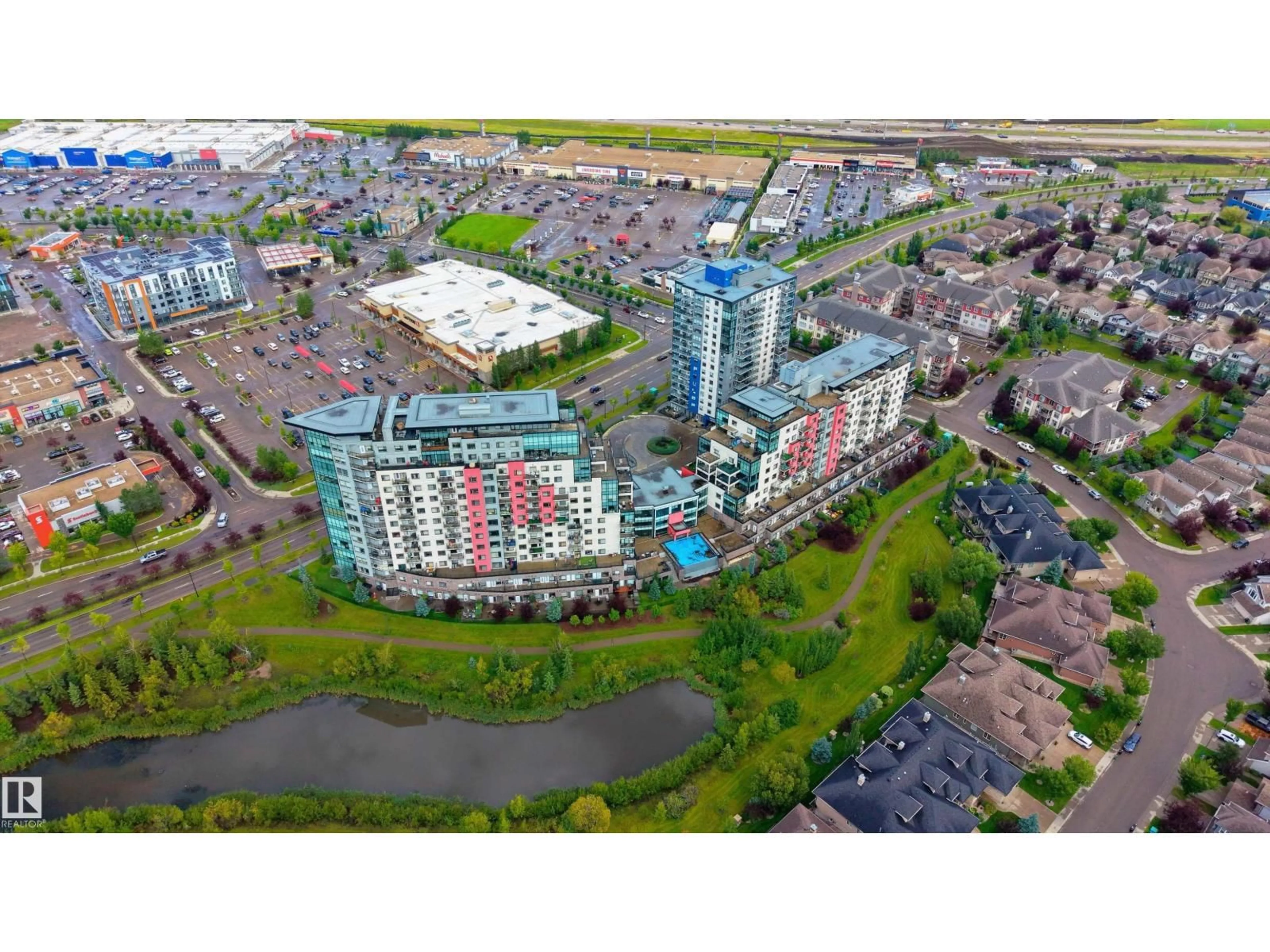 A pic from outside/outdoor area/front of a property/back of a property/a pic from drone, unknown for SW - 323 5151 WINDERMERE BV, Edmonton Alberta T6W2K4
