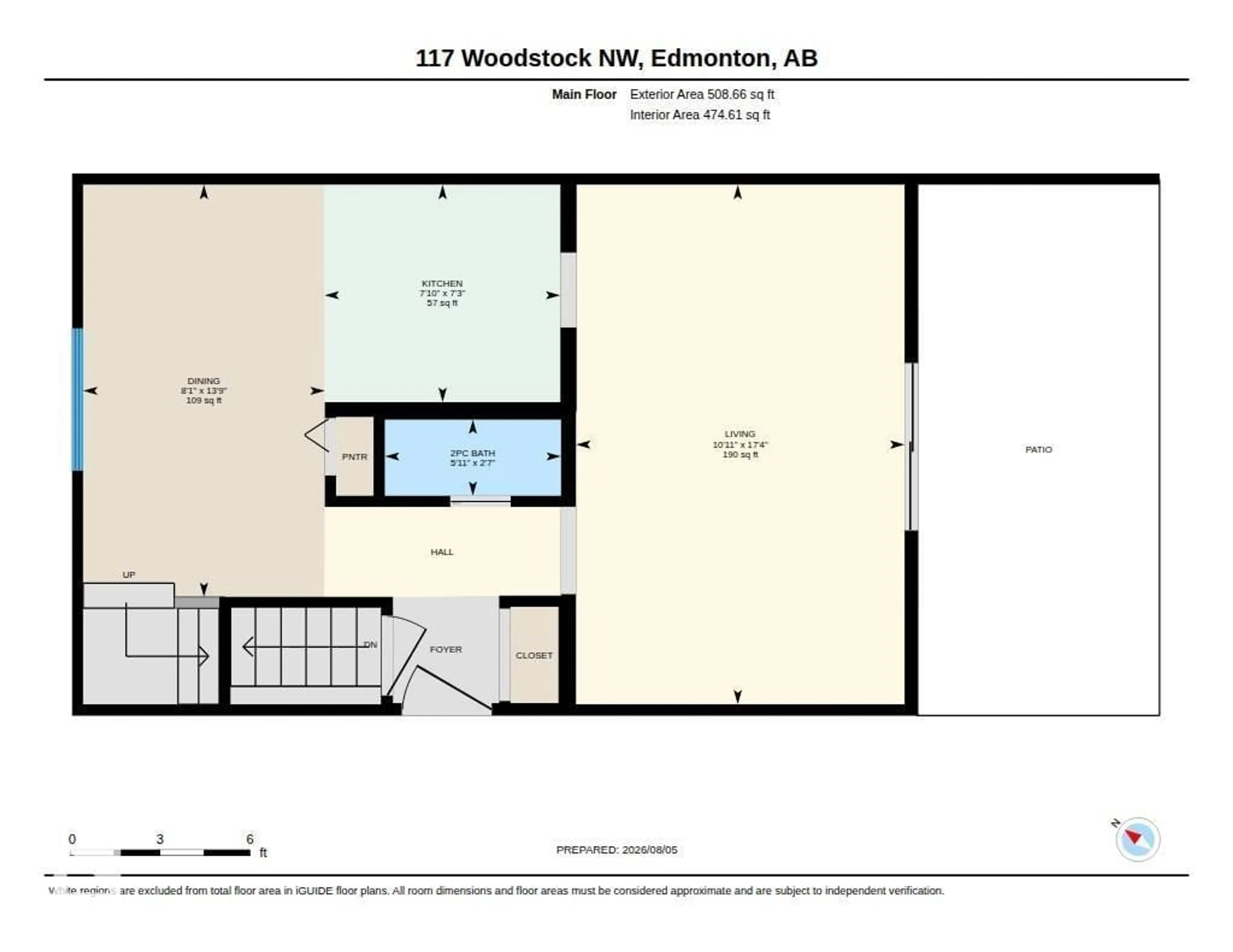 Floor plan for 117 WOODSTOCK NW, Edmonton Alberta T5T0H6