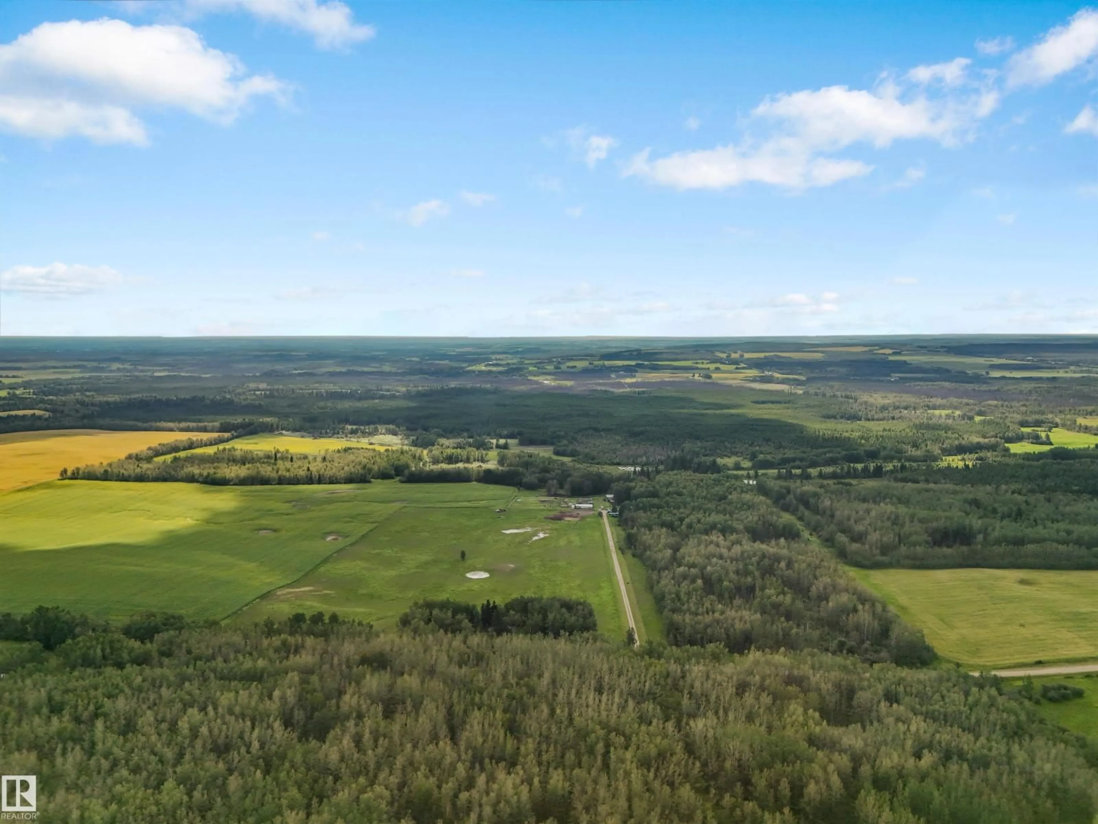 A pic from outside/outdoor area/front of a property/back of a property/a pic from drone, forest/trees view for 7113 TWP ROAD 520, Rural Parkland County Alberta T0E2H0