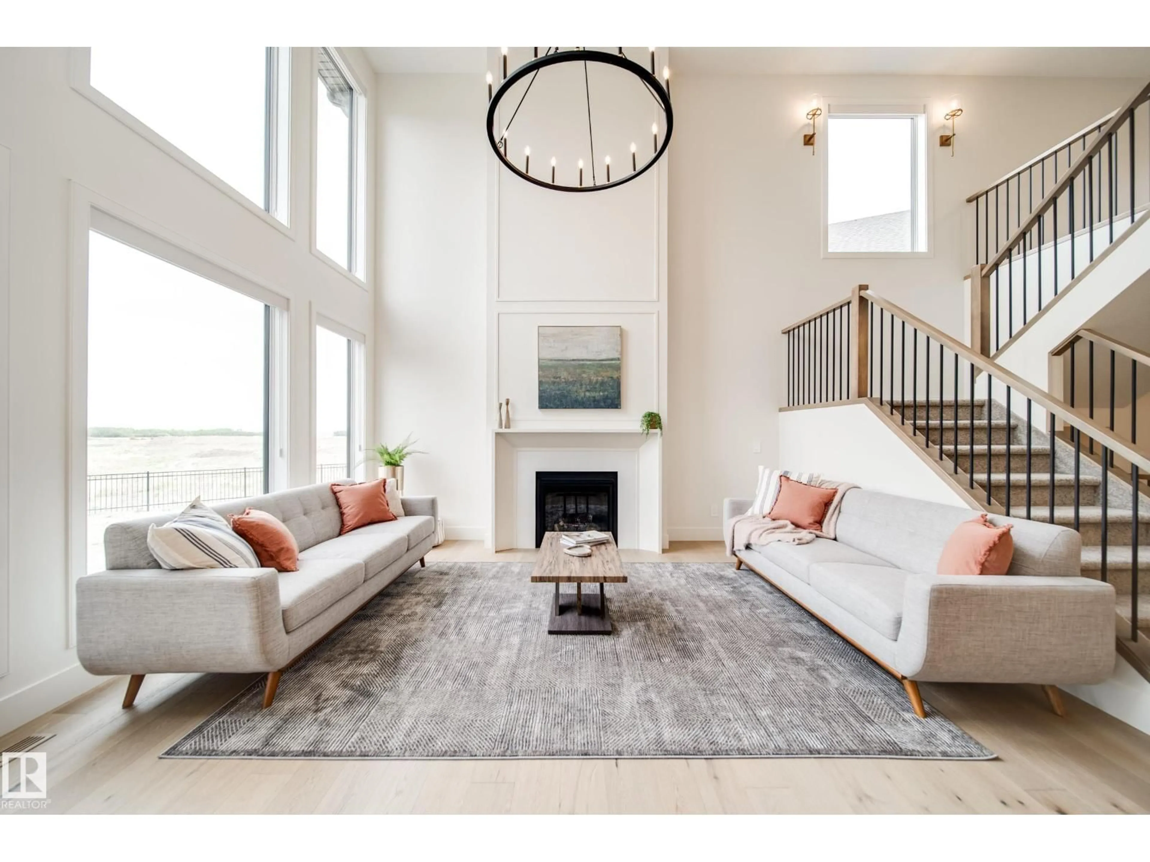 Living room with furniture, unknown for 95 JUBILATION DR, St. Albert Alberta T8N8C5