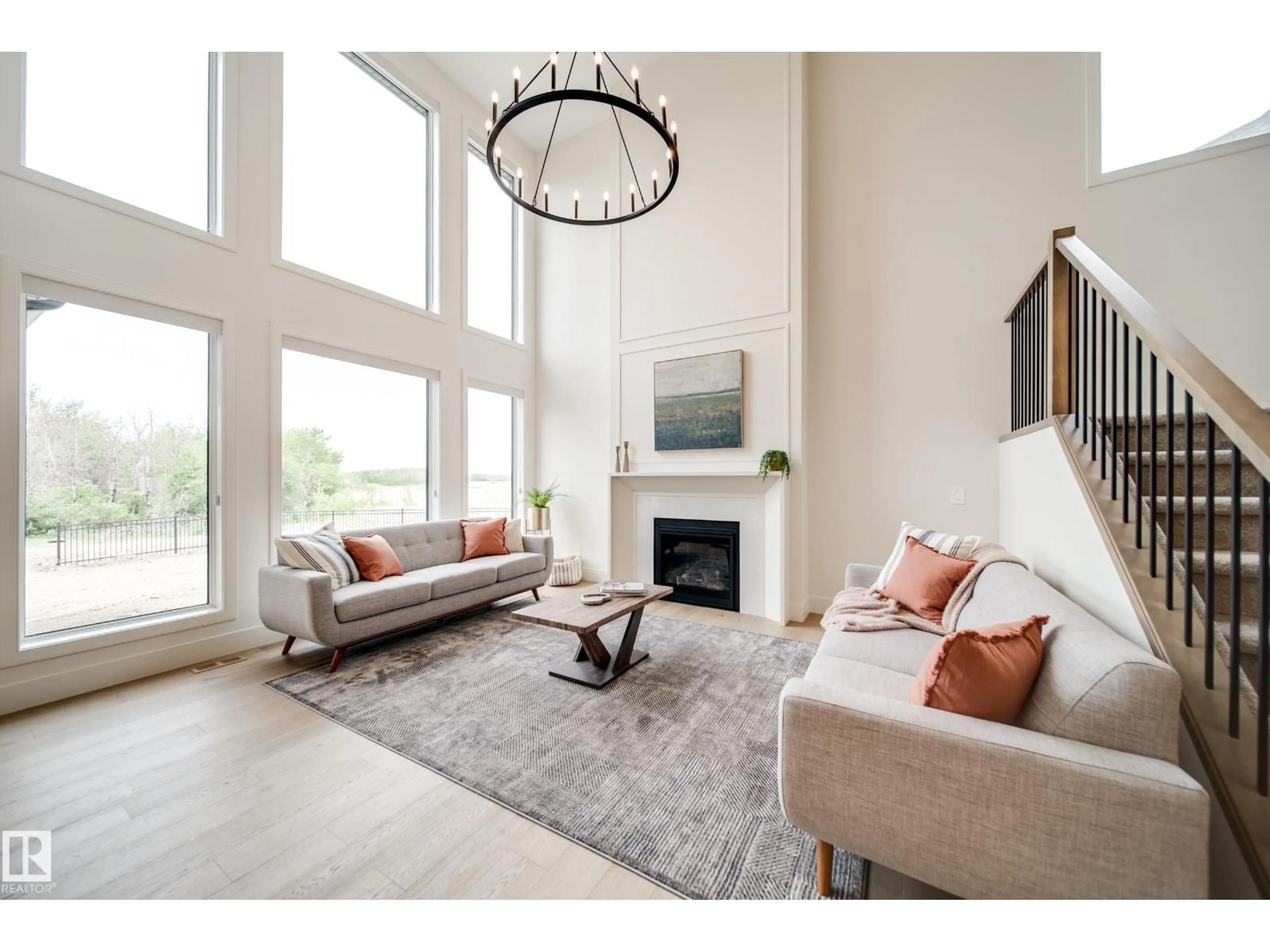 Living room with furniture, unknown for 95 JUBILATION DR, St. Albert Alberta T8N8C5