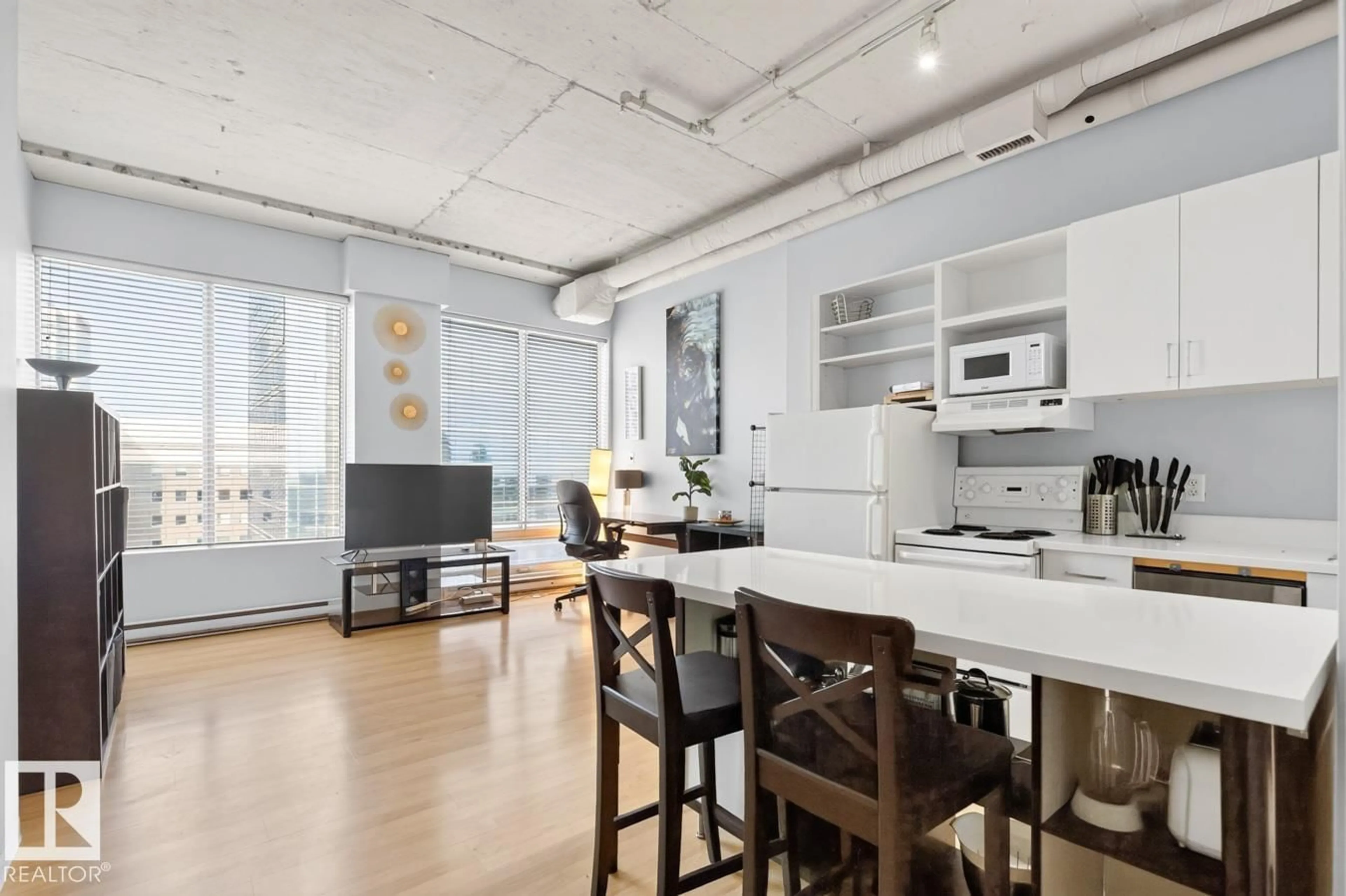 Open concept kitchen, unknown for 10024 - 1207 JASPER AV, Edmonton Alberta T5J1R9