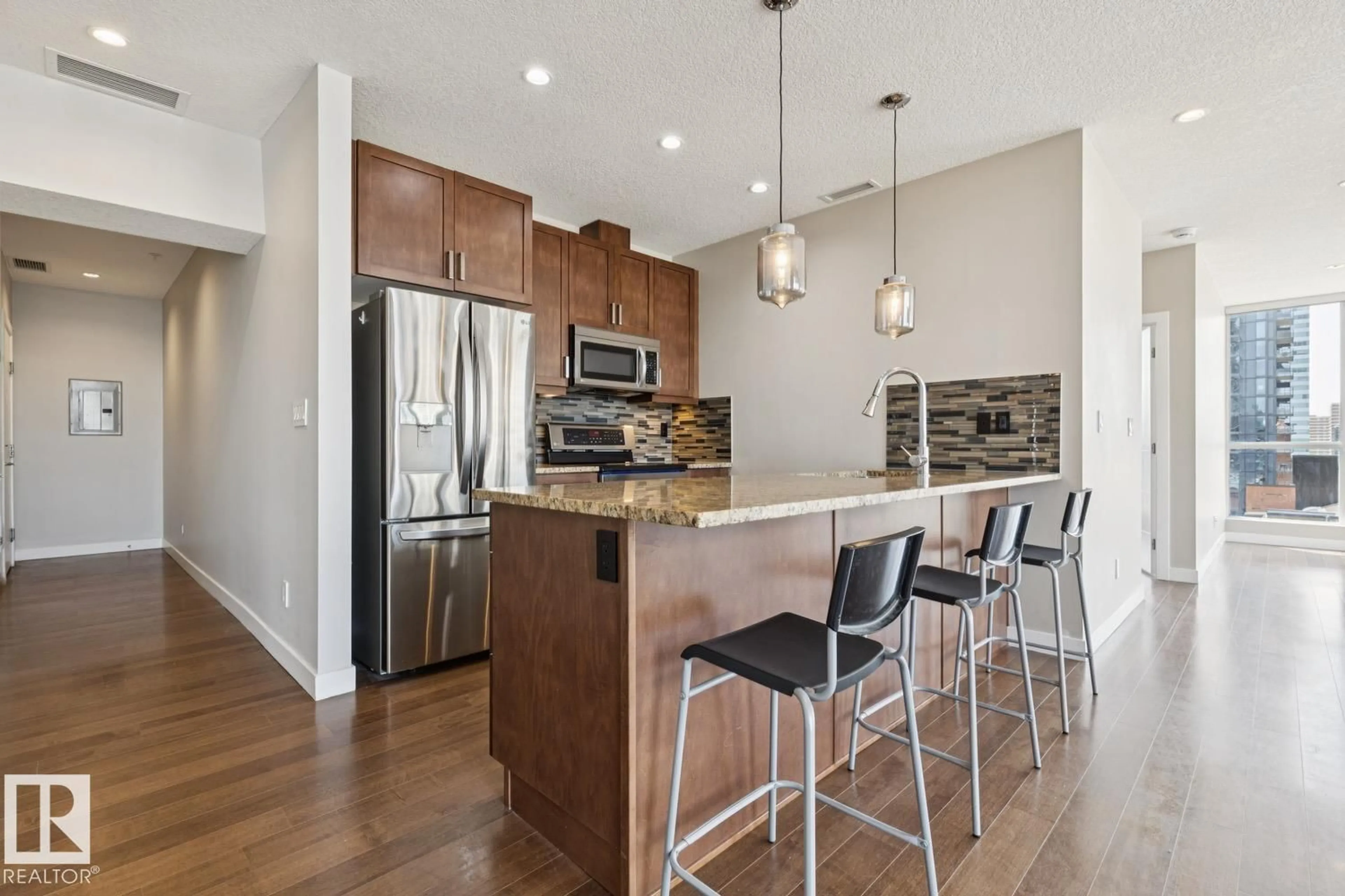 Open concept kitchen, unknown for #808 - 10238 103 ST, Edmonton Alberta T5J0G6