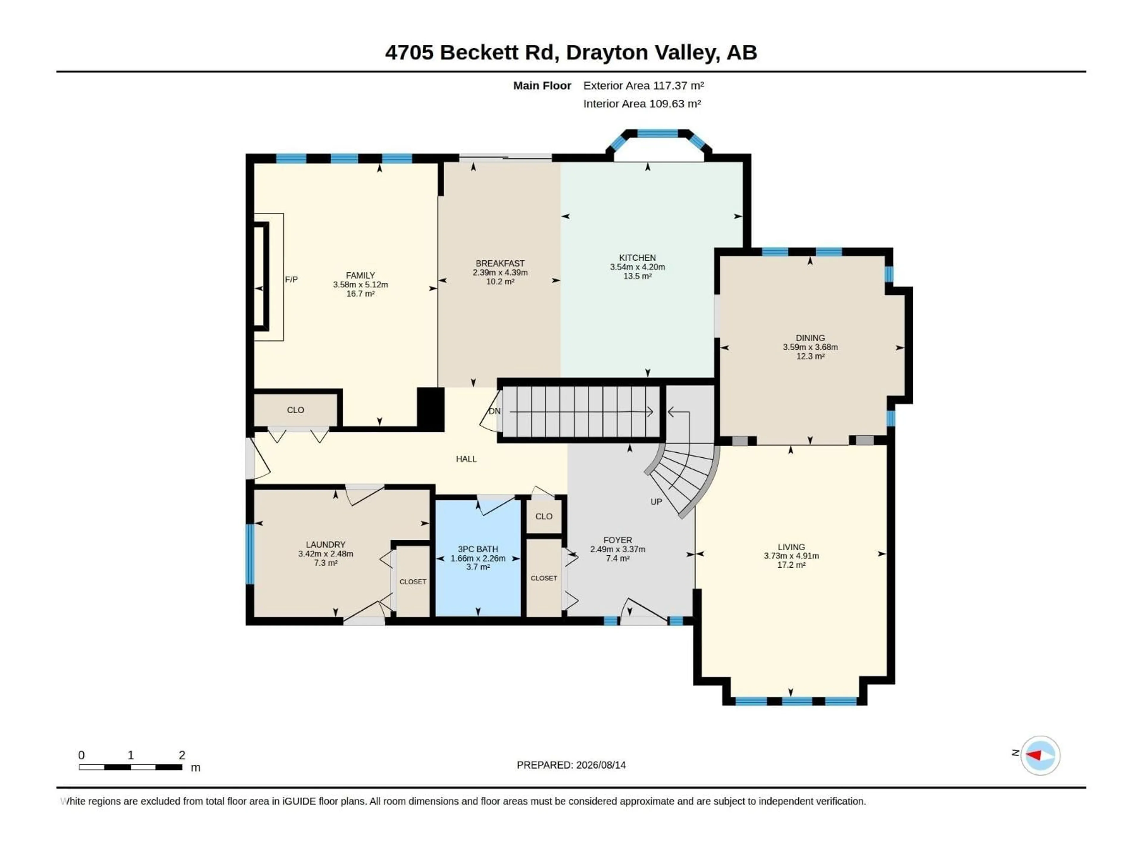 Floor plan for 4705 BECKETT RD, Drayton Valley Alberta T7A1E8